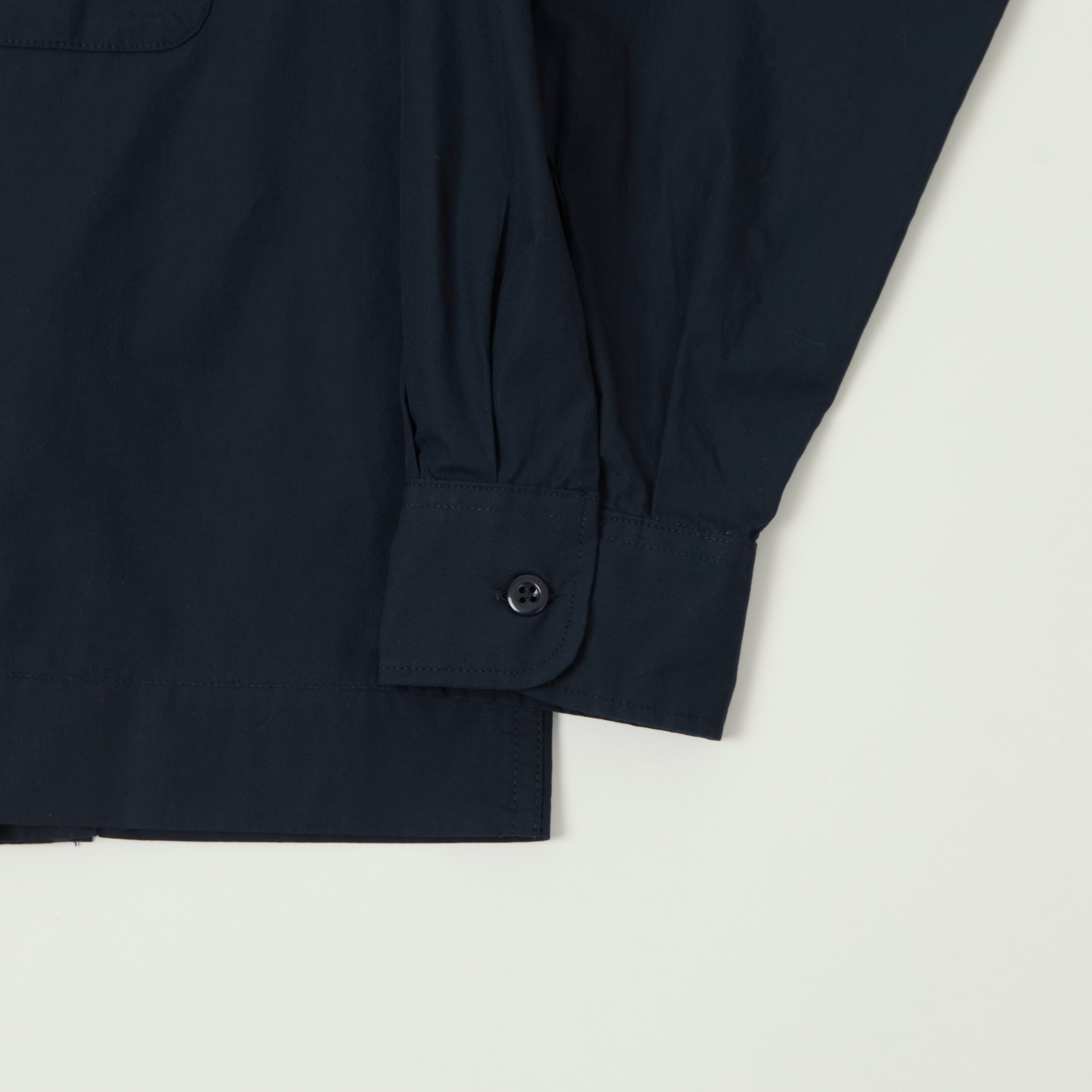 Engineered Garments Poplin Bowling Shirt - Dark Navy