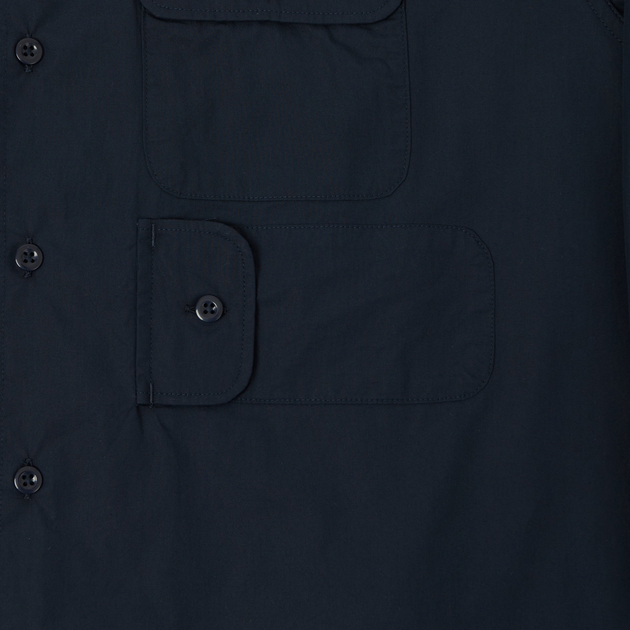 Engineered Garments Poplin Bowling Shirt - Dark Navy