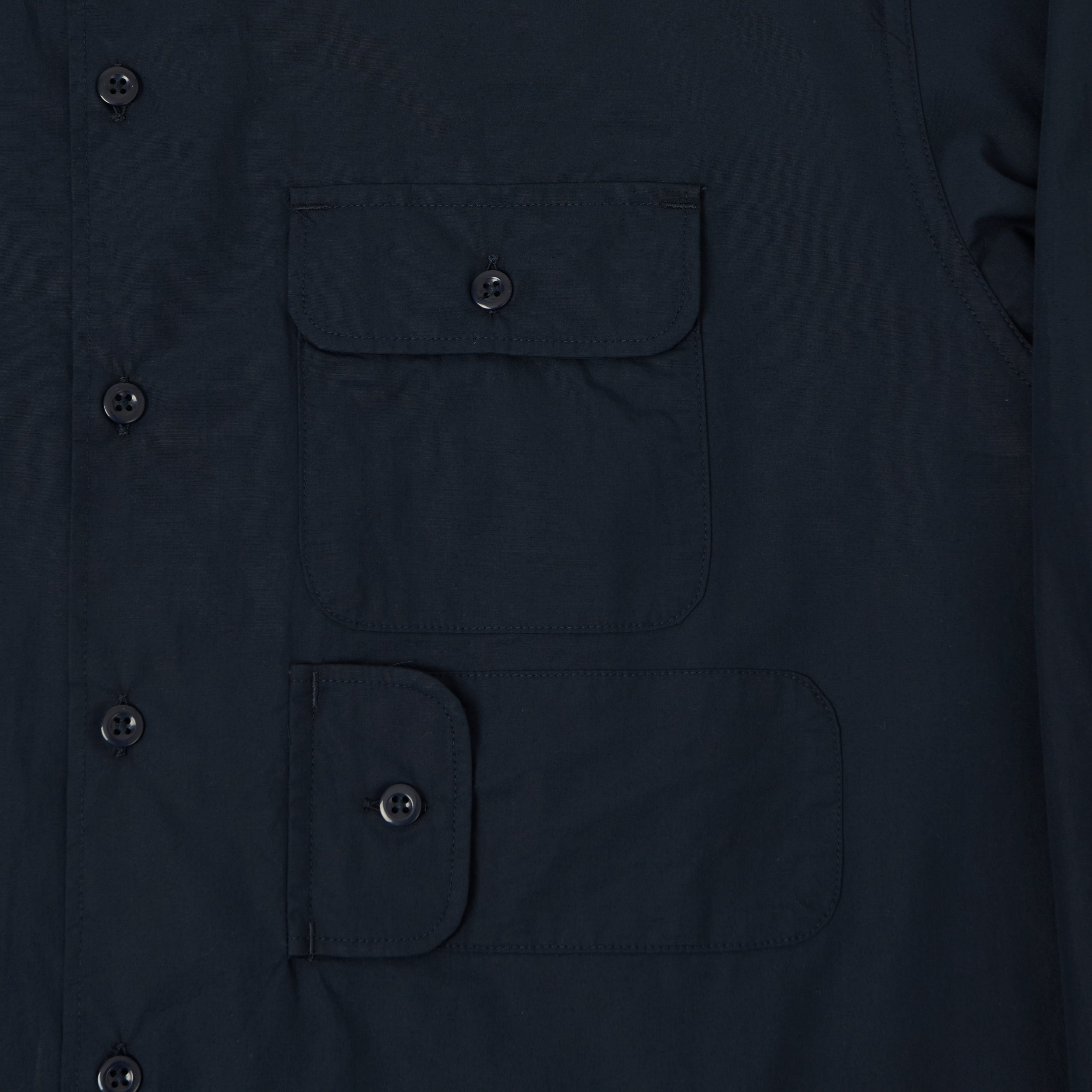 Engineered Garments Poplin Bowling Shirt - Dark Navy