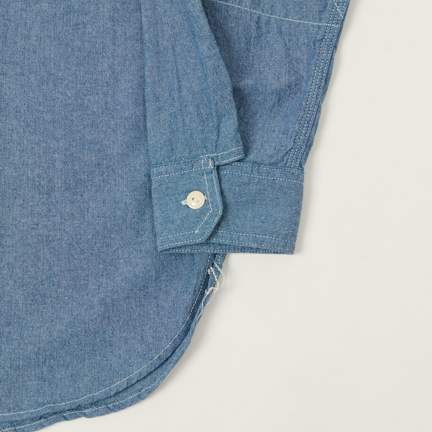 Engineered Garments 4.5oz Chambray Work Shirt - Blue