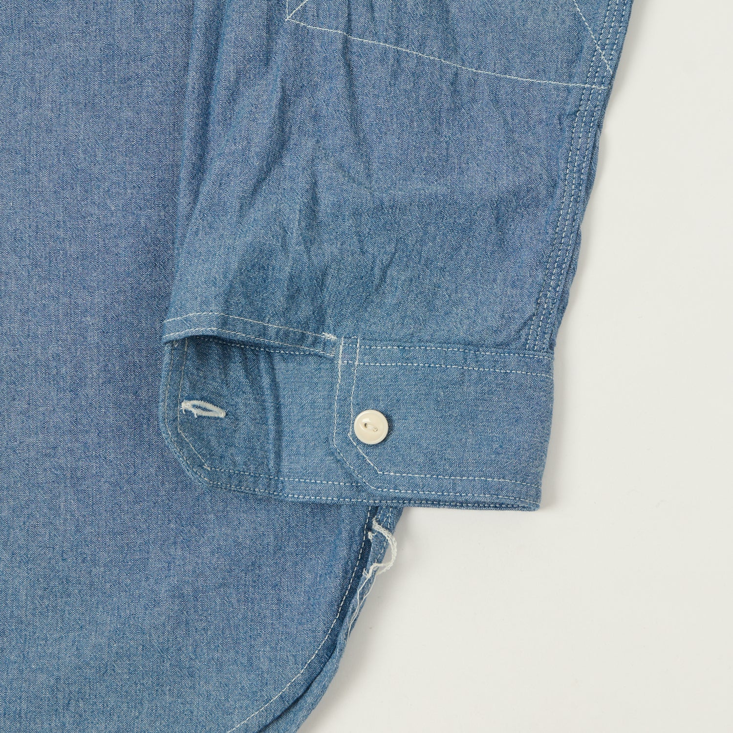 Engineered Garments 4.5oz Chambray Work Shirt - Blue – SON OF A STAG