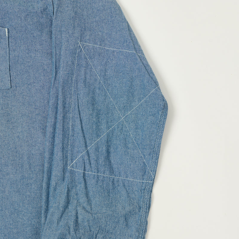Engineered Garments 4.5oz Chambray Work Shirt - Blue