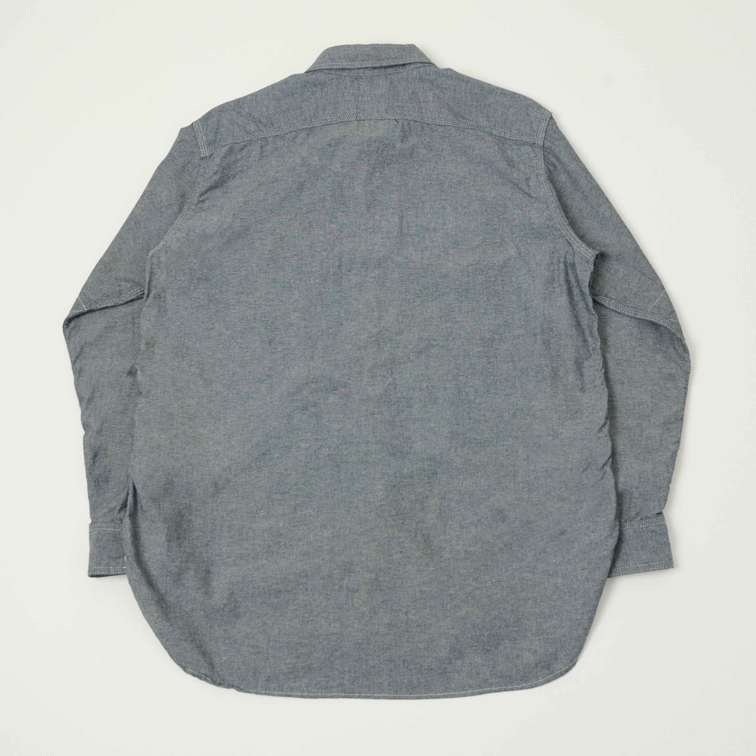 Engineered Garments 4.5oz Chambray Work Shirt - Grey