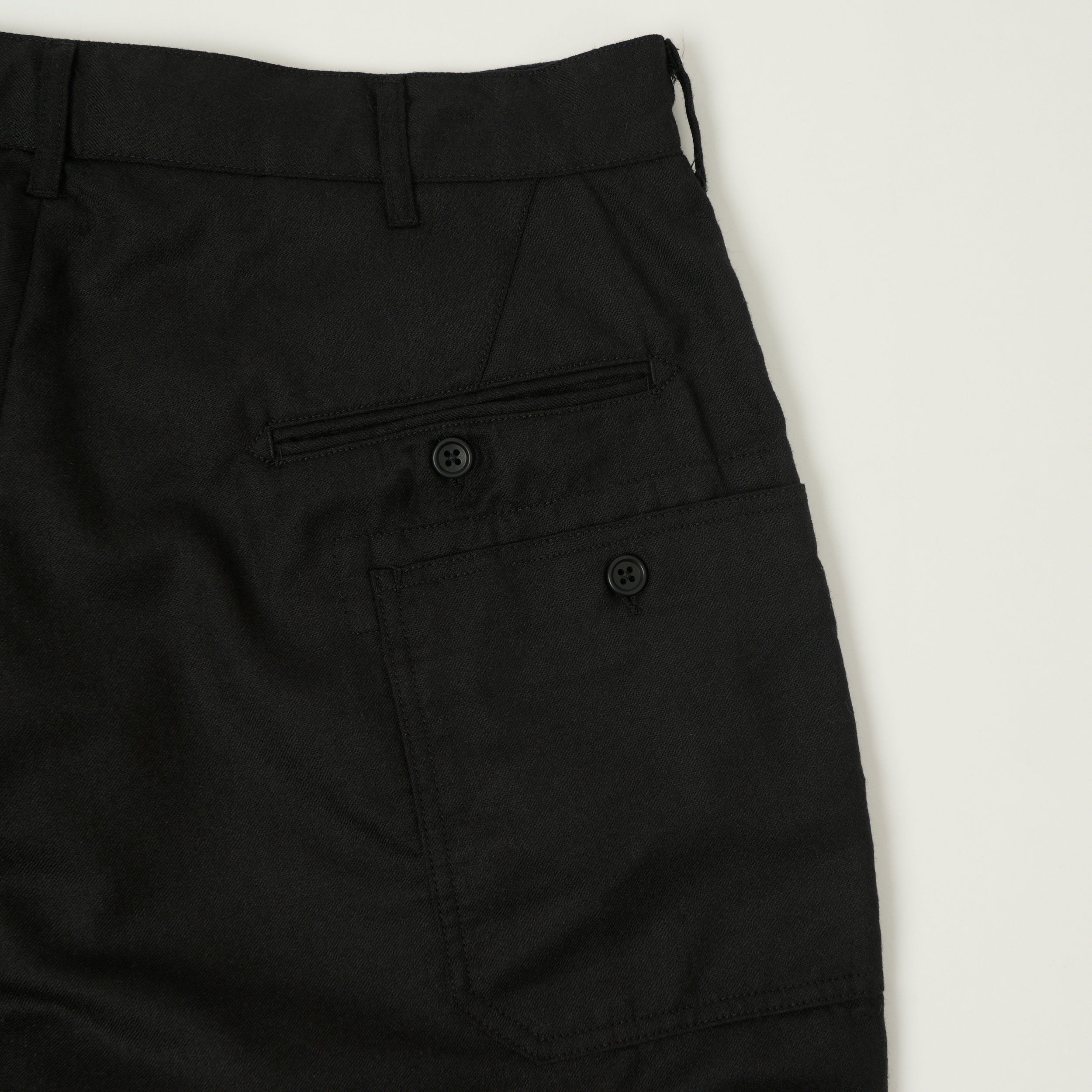 Engineered Garments Worsted Wool Security Trousers - Black