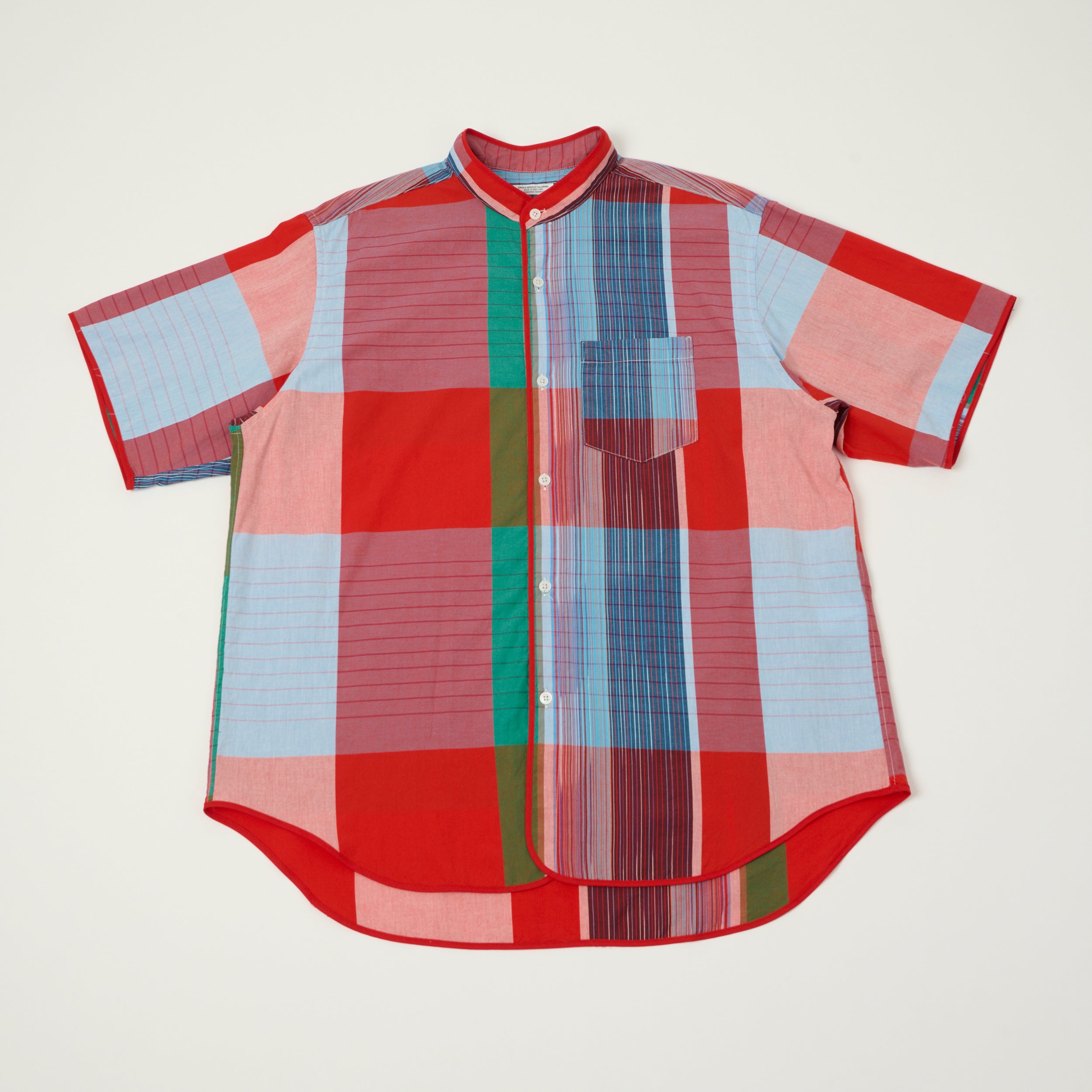 Engineered Garments Madras 'Copley' Shirt - Red/Blue – SON OF A STAG