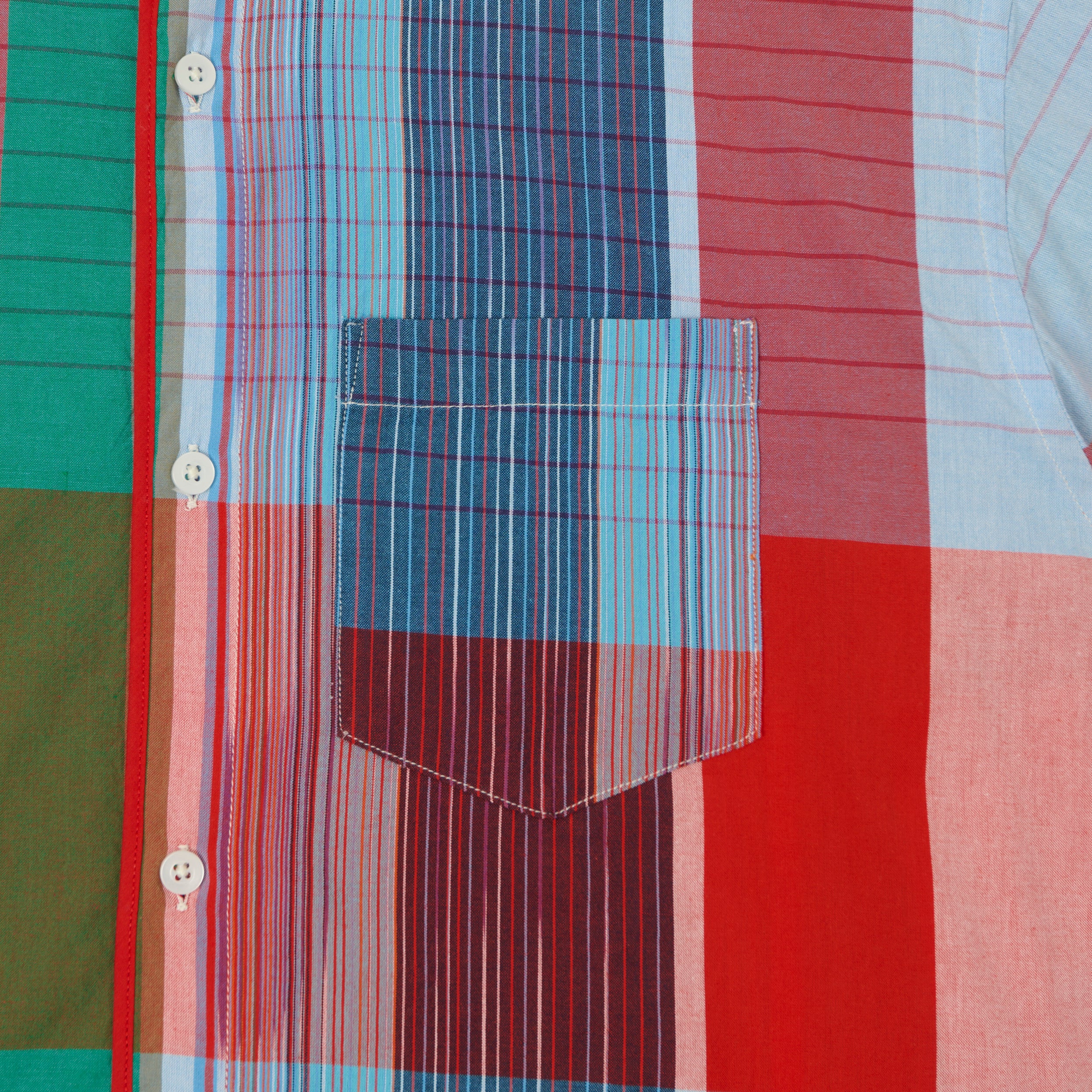 Engineered Garments Madras 'Copley' Shirt - Red/Blue – SON OF A STAG