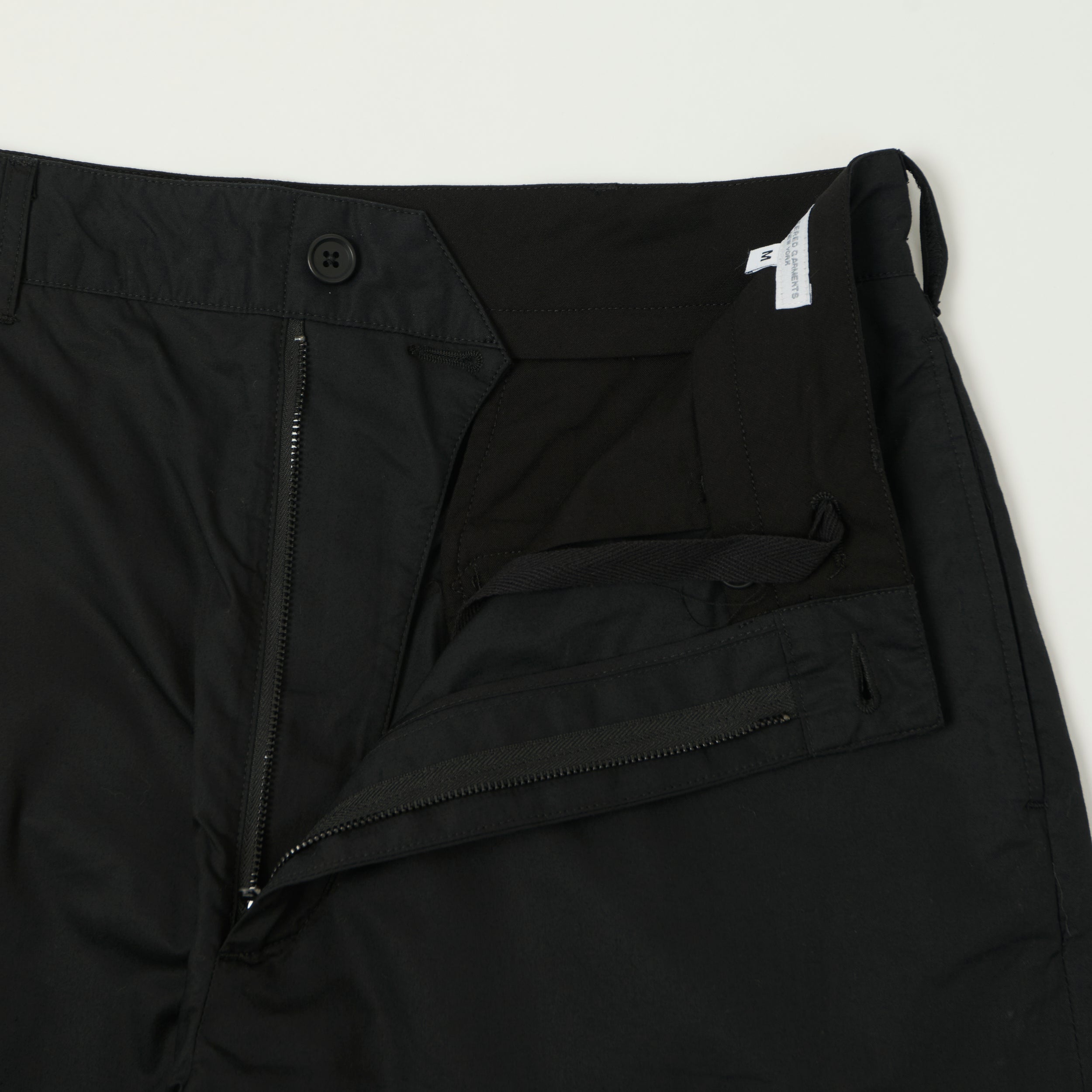 Engineered Garments 'Officer' Poplin Twill Trouser - Black – SON
