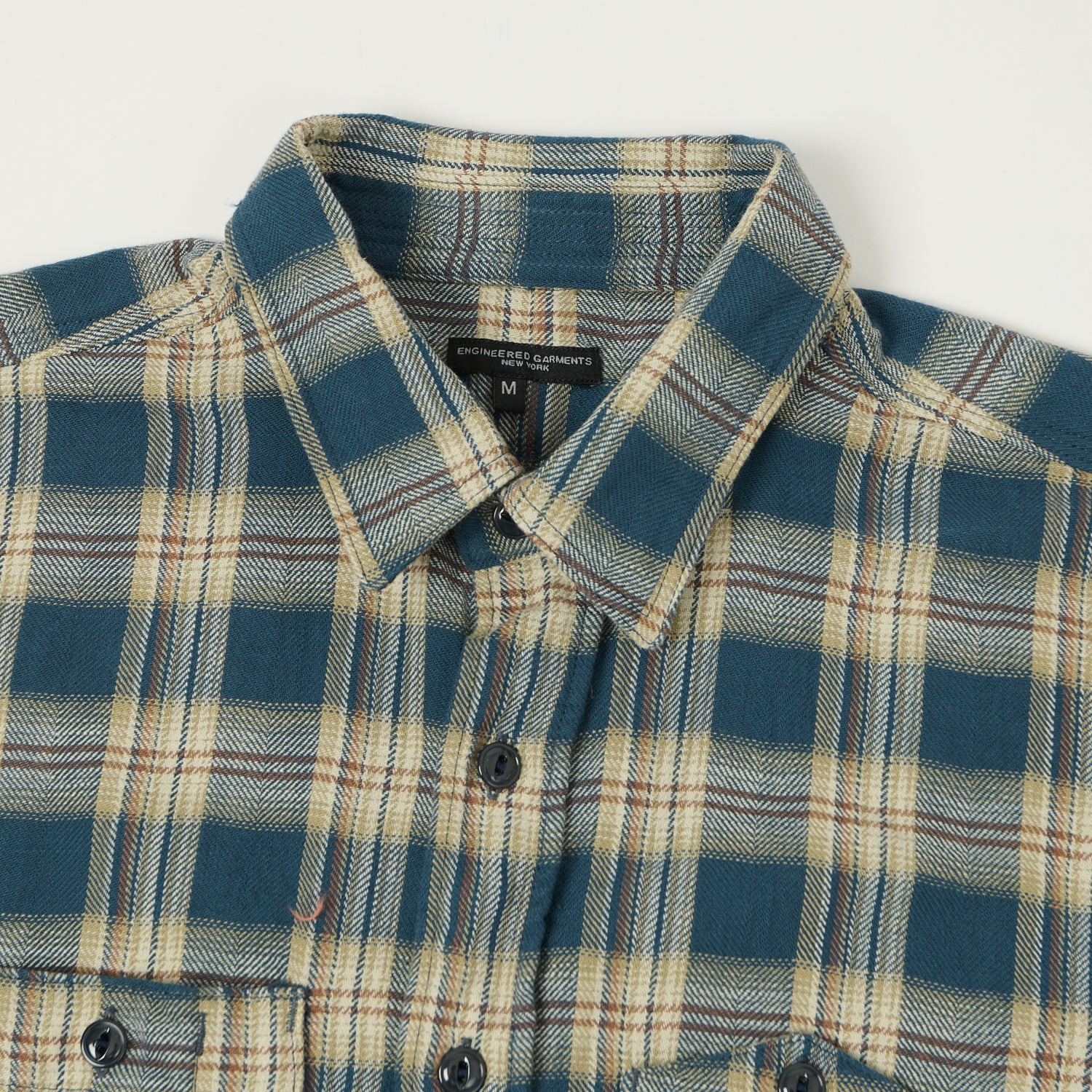 Engineered Garments Plaid Work Shirt - Navy – SON OF A STAG