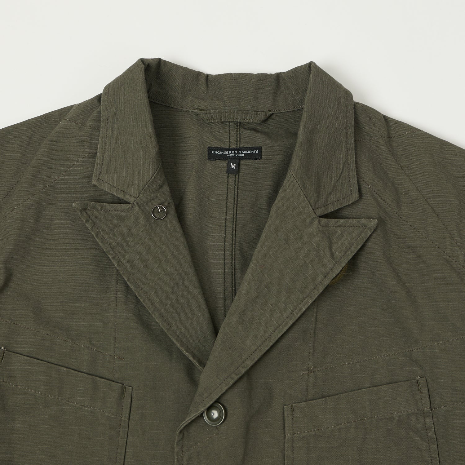 Engineered Garments Heavyweight Ripstop Bedford Jacket - Olive