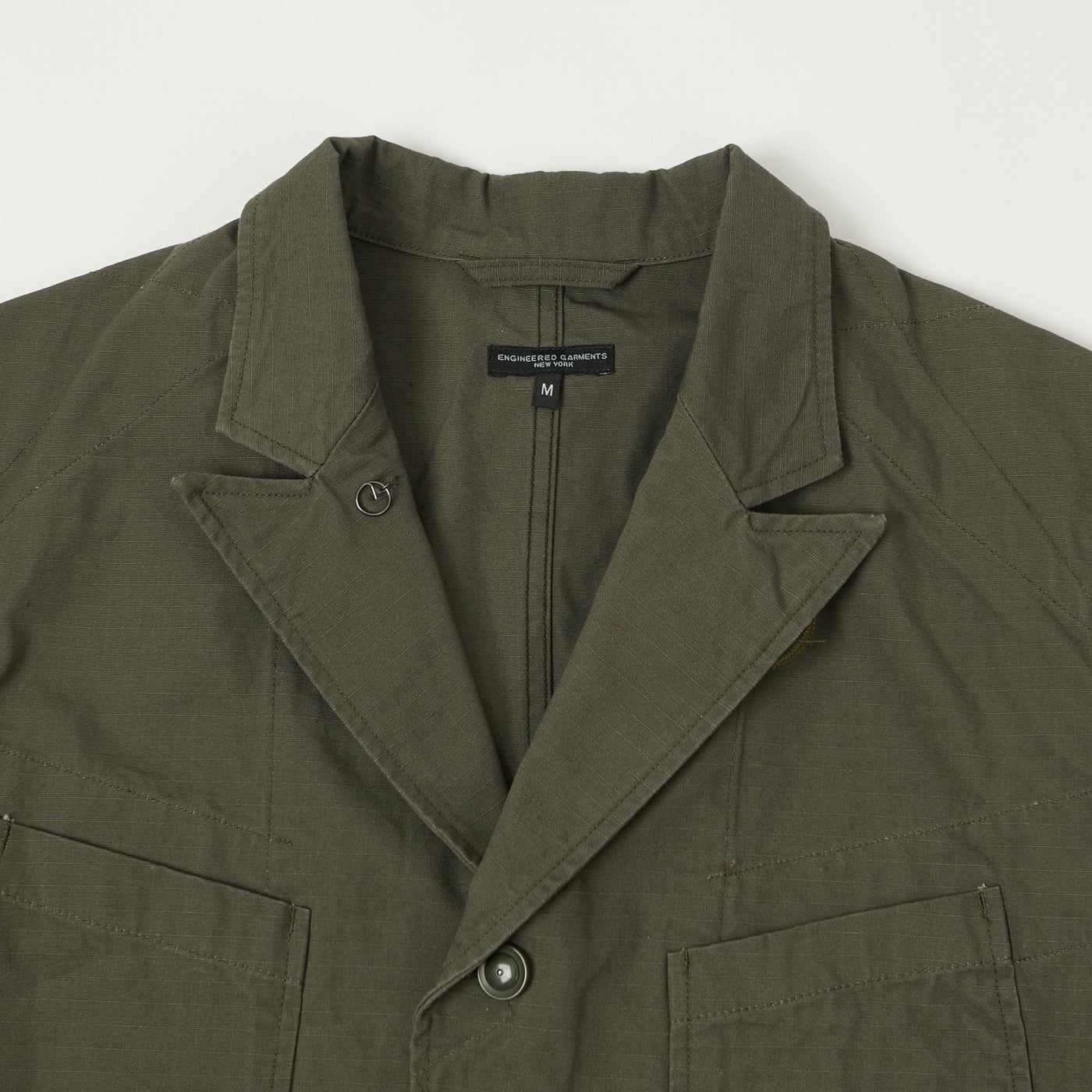 Engineered Garments Heavyweight Ripstop Bedford Jacket - Olive