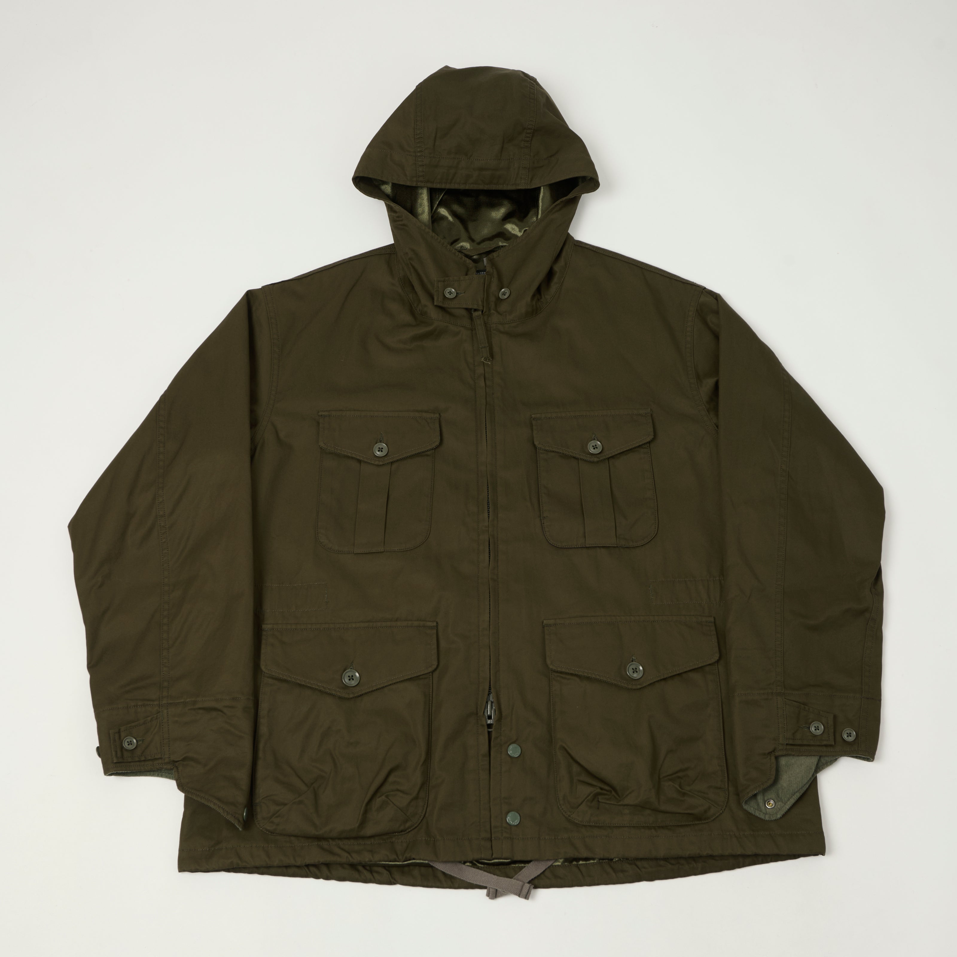 ジャケット・アウター ENOF cotton work jacket 01 Olive cotton work jacket – ENOF