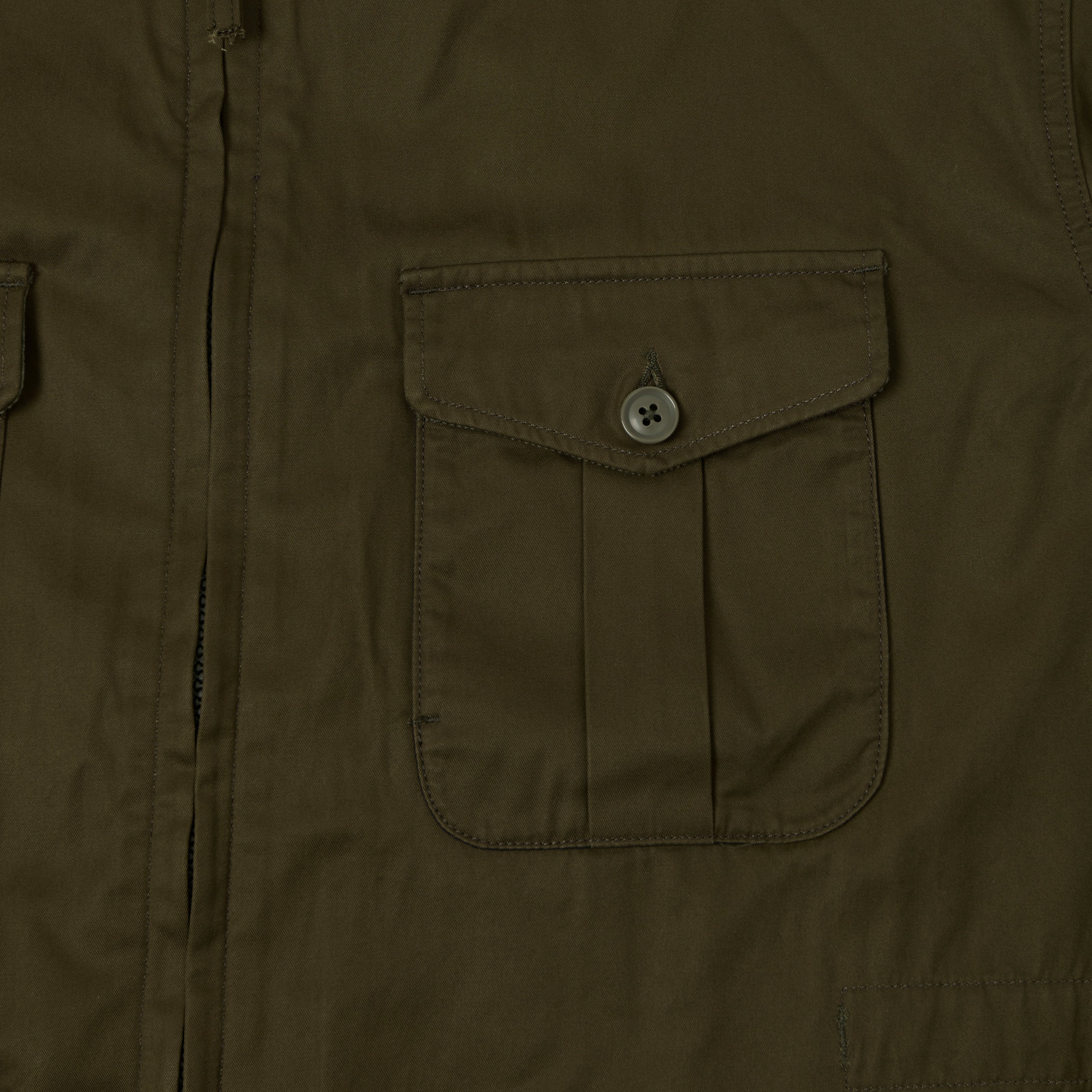 Engineered Garments Cotton Ventile Twill 'SAS' Jacket - Dark Olive