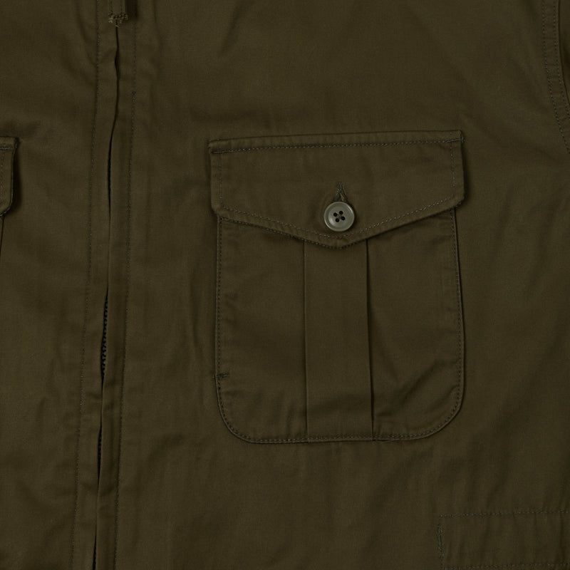 Engineered Garments Cotton Ventile Twill 'SAS' Jacket - Dark Olive