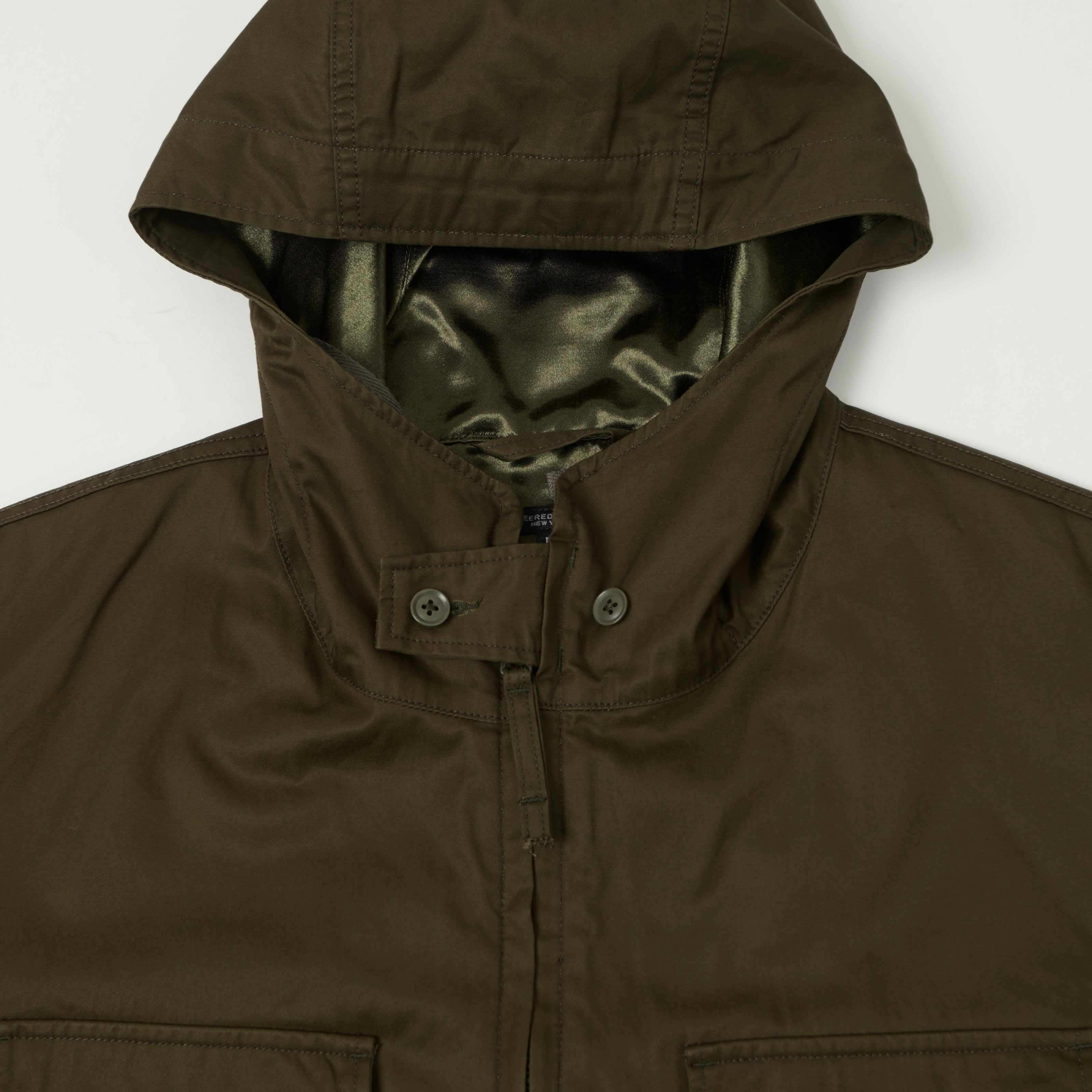 Engineered Garments Cotton Ventile Twill 'SAS' Jacket - Dark Olive
