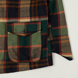 Engineered Garments Heavy Wool Plaid 'SAS' Jacket - Navy/Brown
