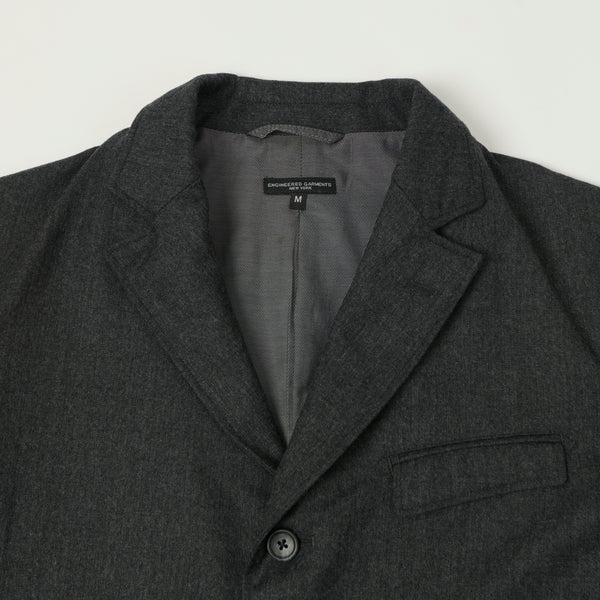 Engineered Garments Worsted Wool Twill 'Andover' Jacket - Charcoal