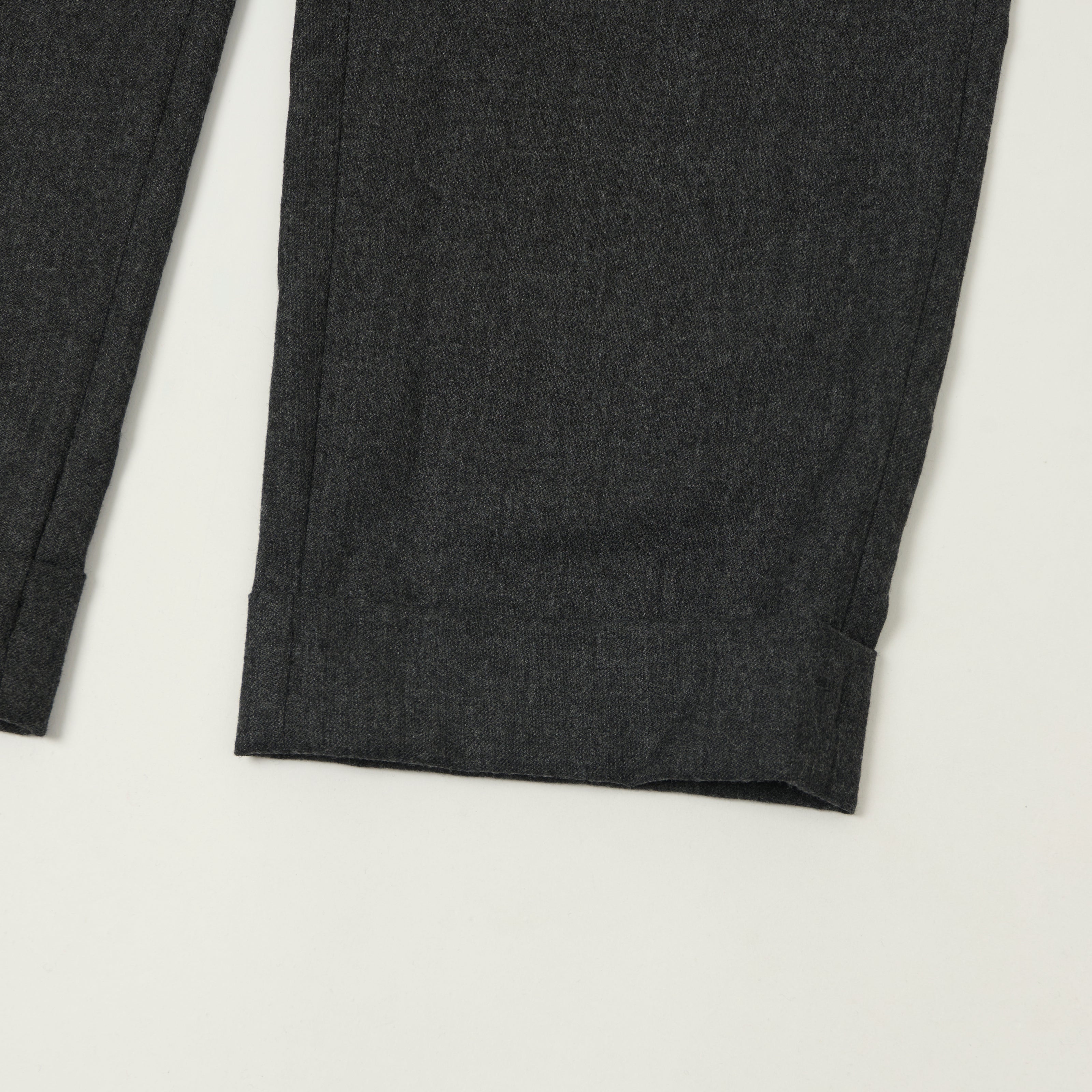 Engineered Garments Worsted Wool Twill 'Andover' Trousers - Charcoal