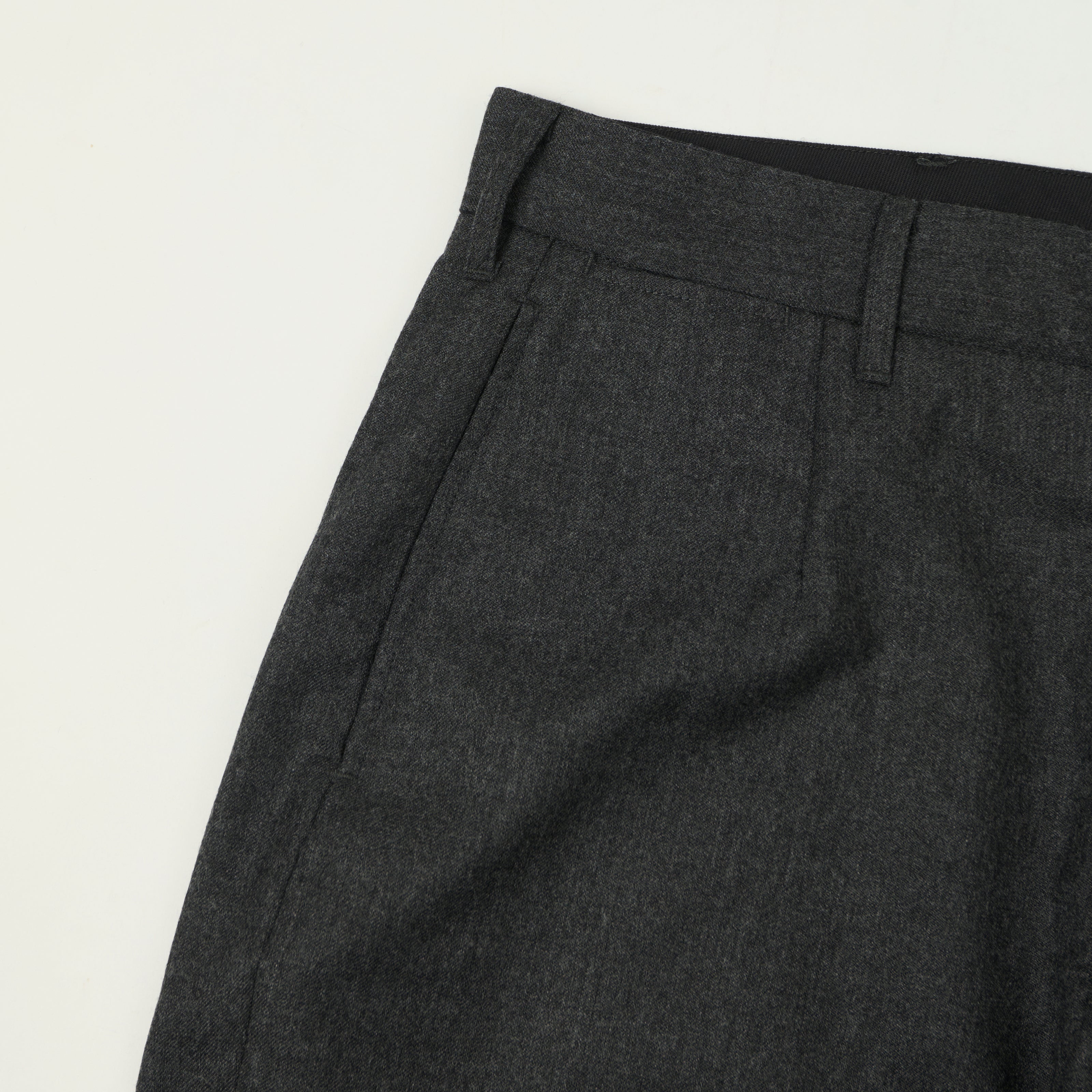 Engineered Garments Worsted Wool Twill 'Andover' Trousers - Charcoal