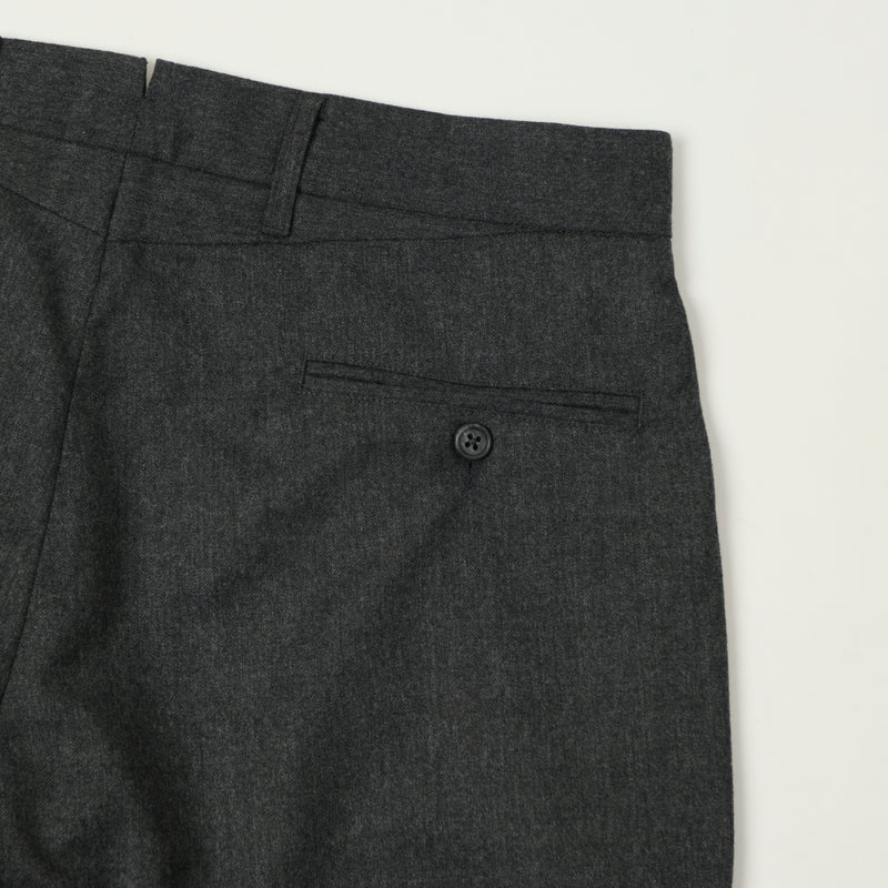 Engineered Garments Worsted Wool Twill 'Andover' Trousers - Charcoal