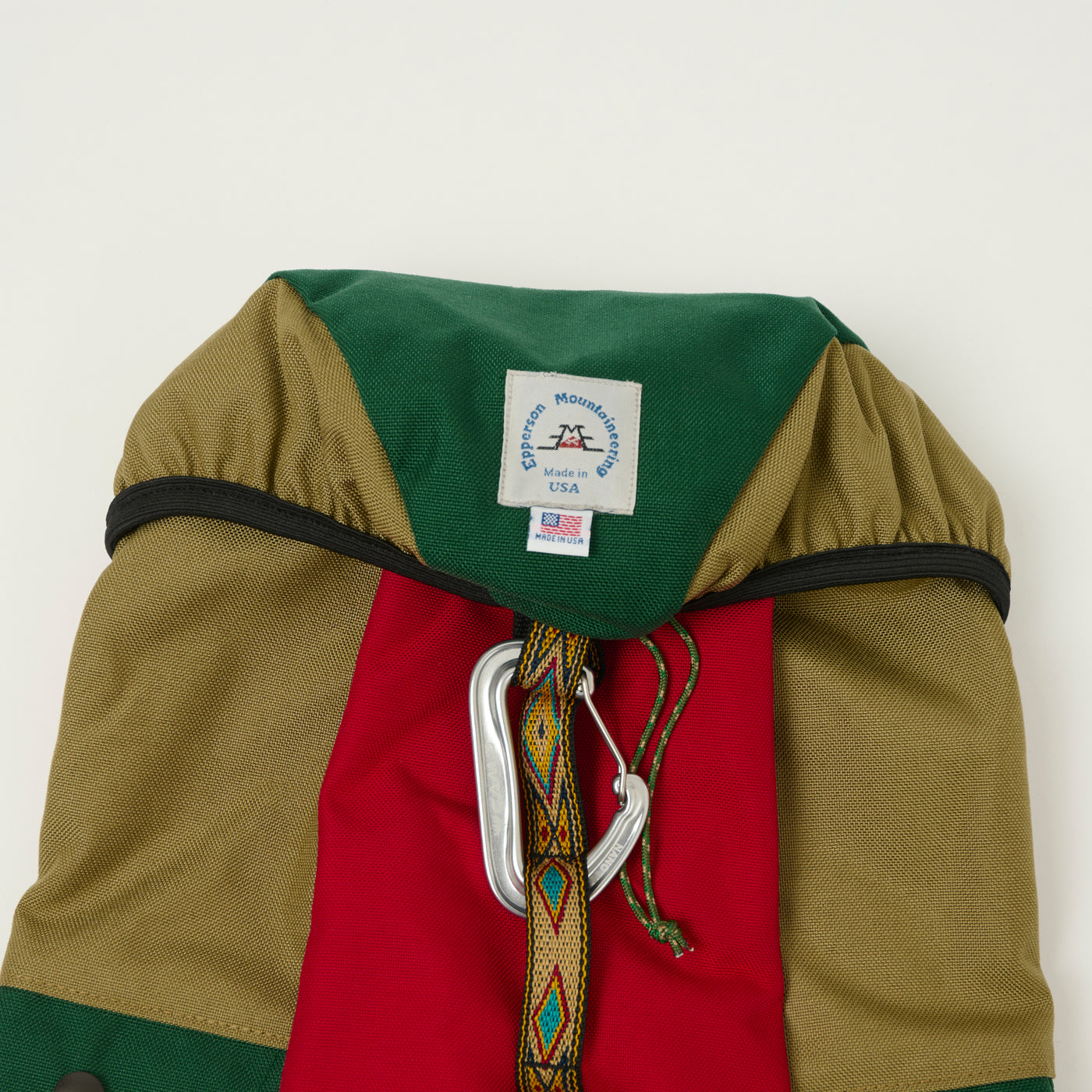 Epperson Mountaineering Medium Climb Pack Bag - Forest Green/Barn Red #2