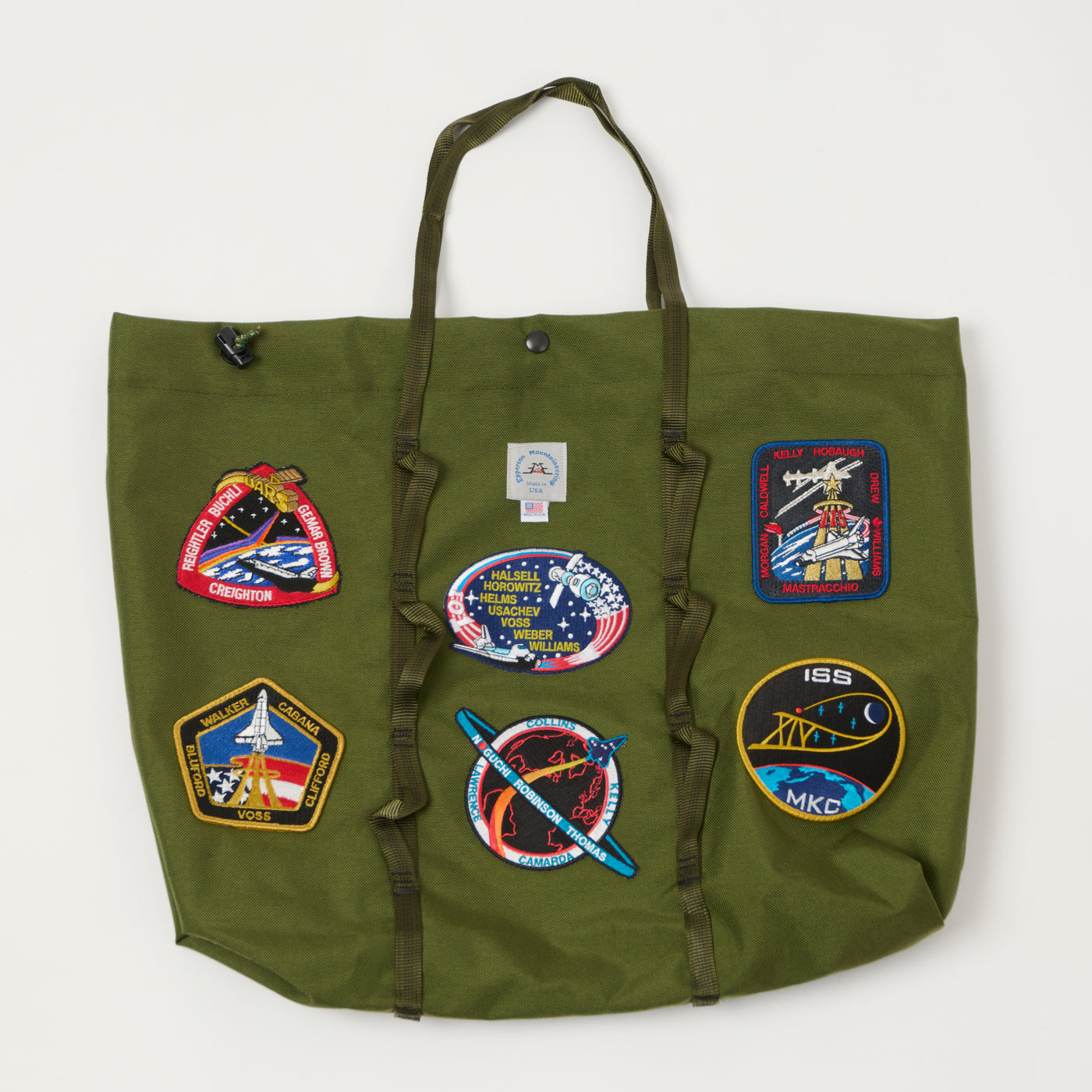 Epperson Mountaineering 'Vintage NASA' Large Climb Tote Bag - Moss