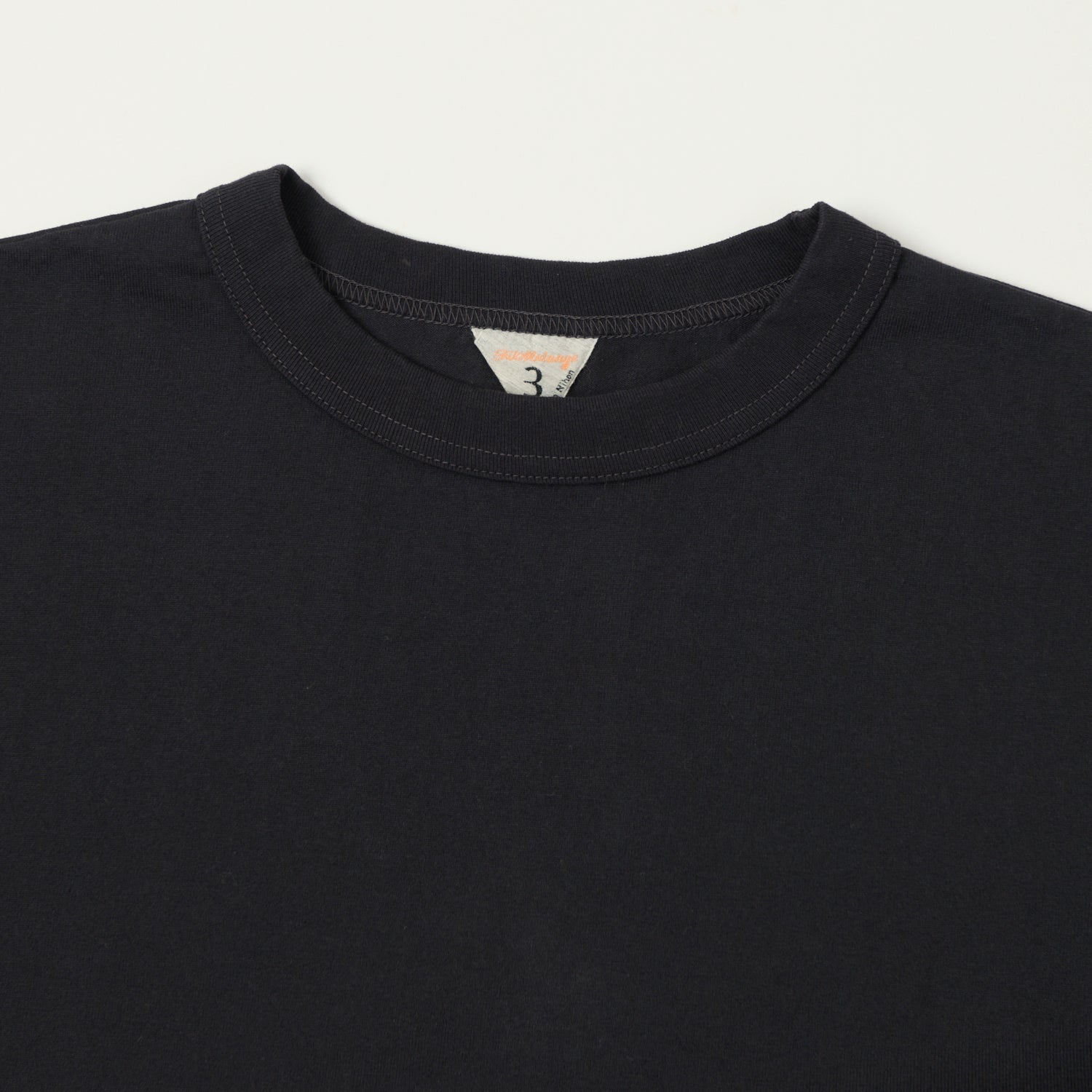 FilMelange 'Alderson' Air Spinning Tenjiku Tee - Charcoal Black