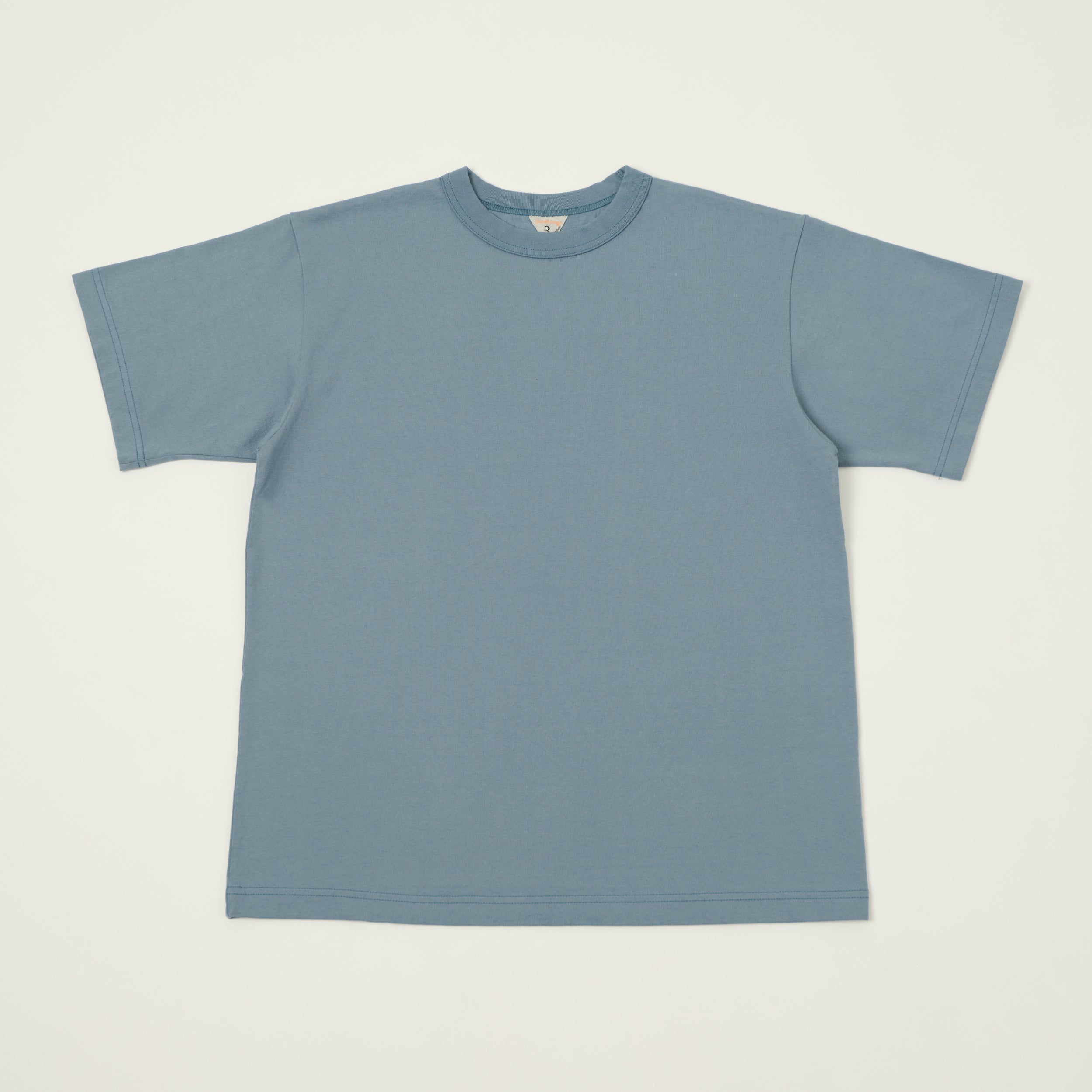 FilMelange 'Alderson' Air Spinning Tenjiku T-Shirt - Ash Blue