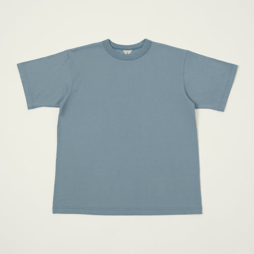 FilMelange 'Alderson' Air Spinning Tenjiku T-Shirt - Ash Blue