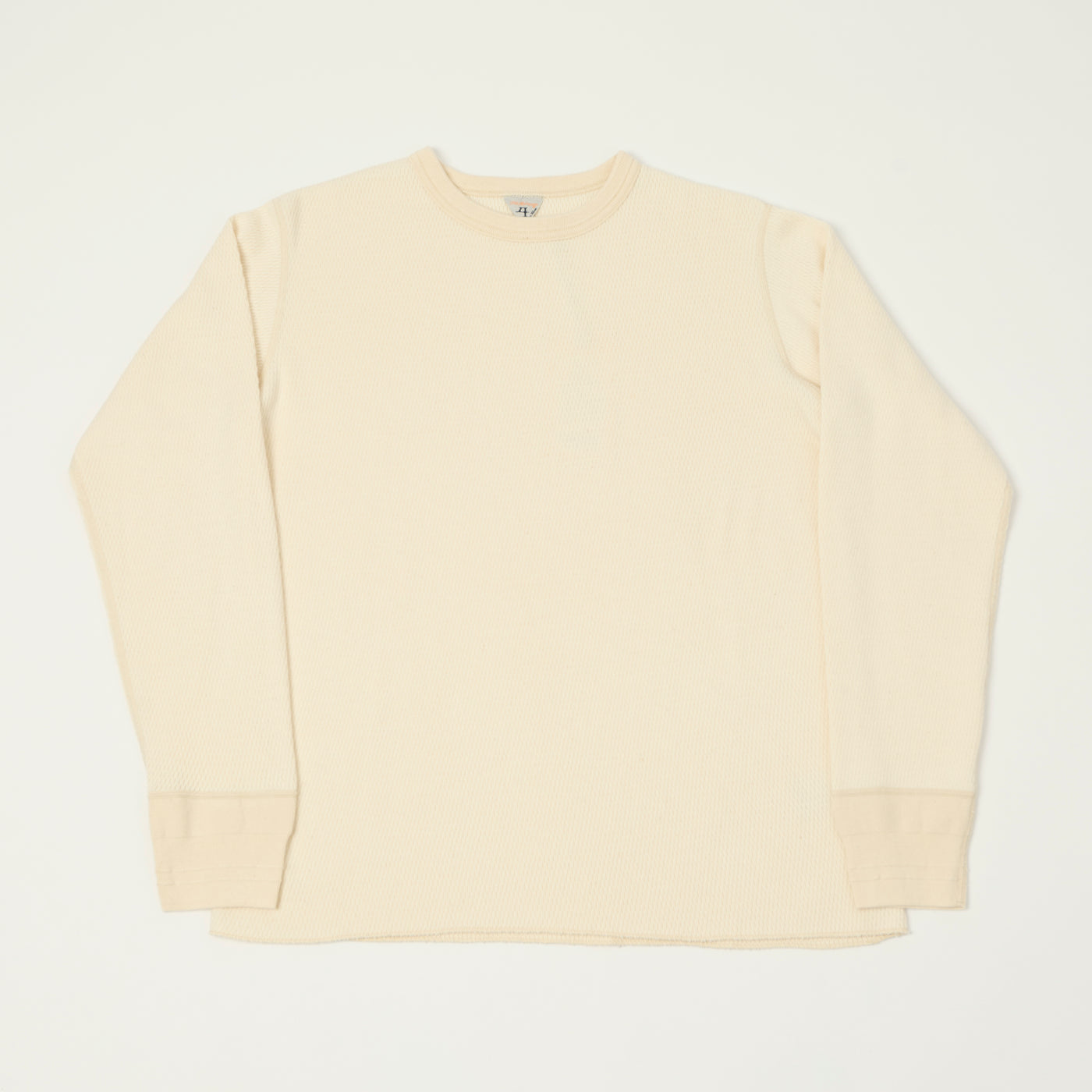FilMelange 'Dan' Honeycomb Knit Thermal T-Shirt - Natural