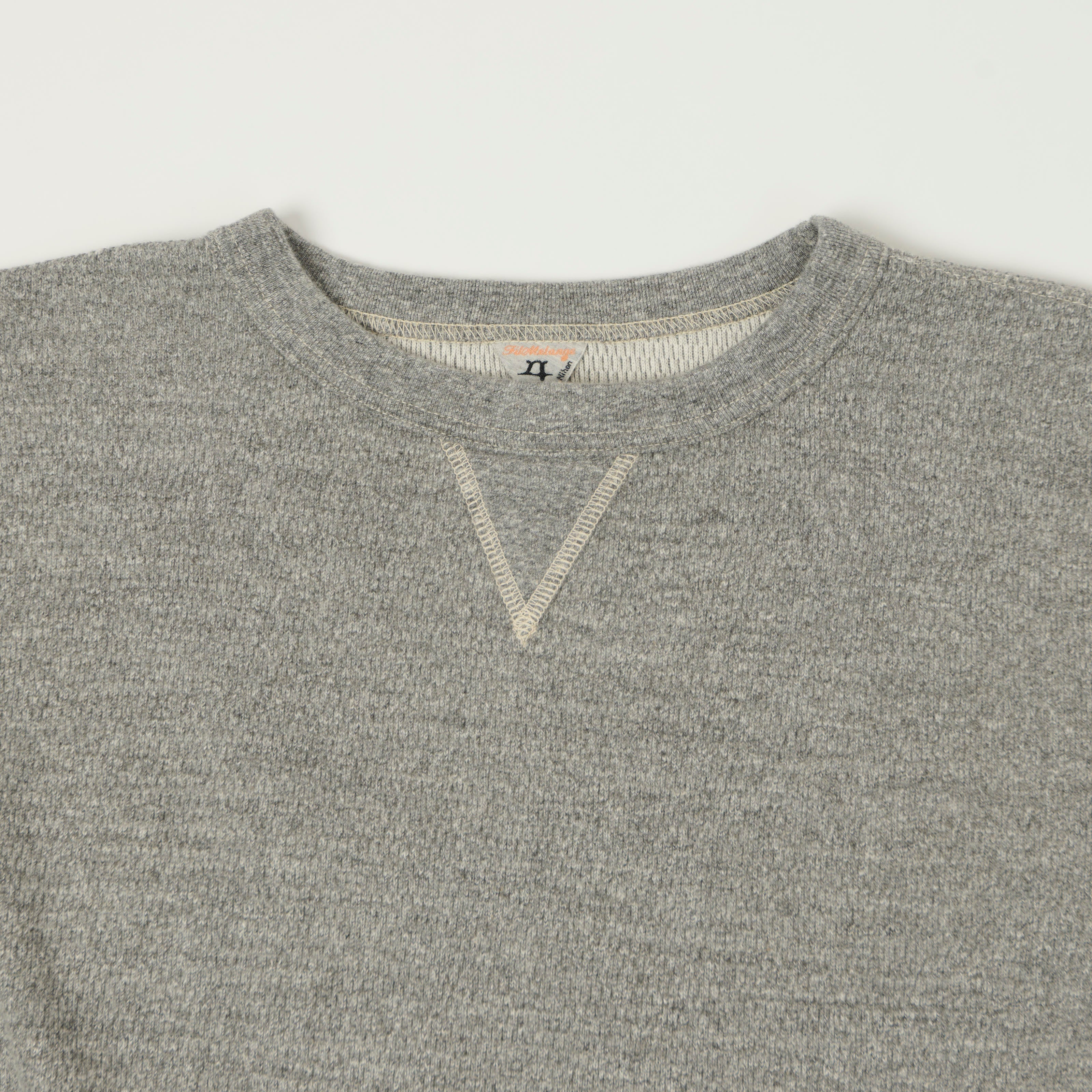 FilMelange 'Daryl' Honeycomb Knit Thermal T-Shirt - Melange