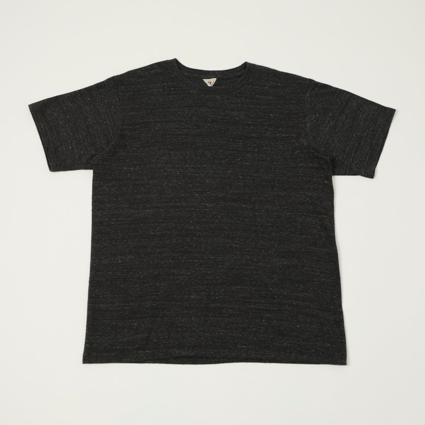 FilMelange 'Dos' Short Sleeve Tee - Black Melange