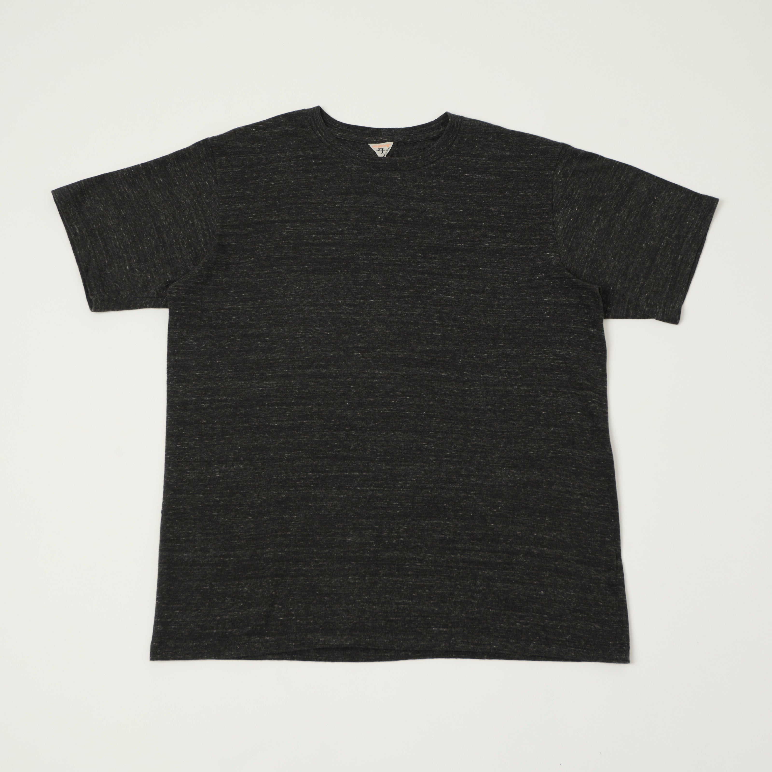 FilMelange 'Dos' Short Sleeve Tee - Black Melange