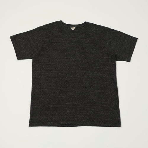 FilMelange 'Dos' Short Sleeve Tee - Black Melange