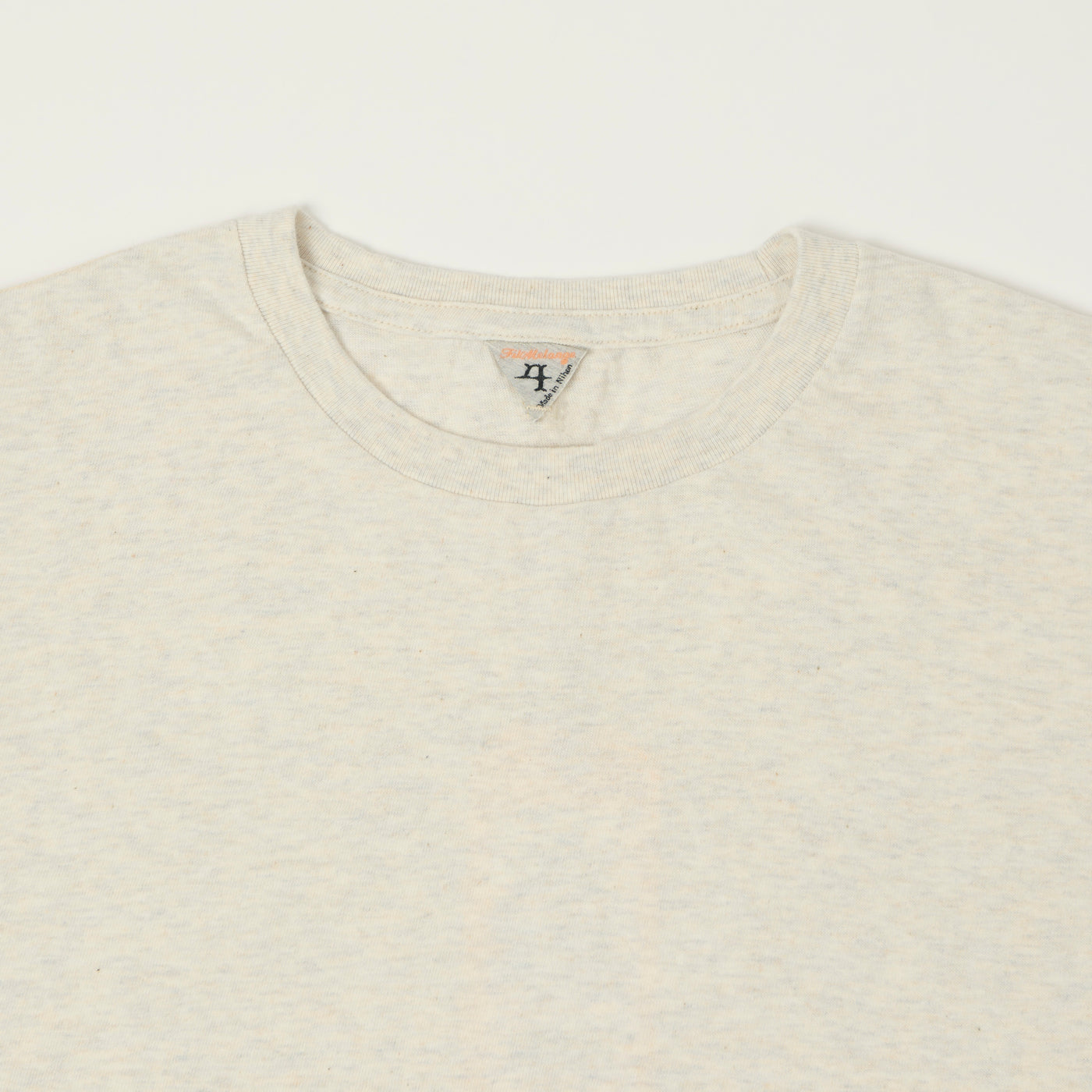 FilMelange 'Dos' Short Sleeve Tee - Snow Melange