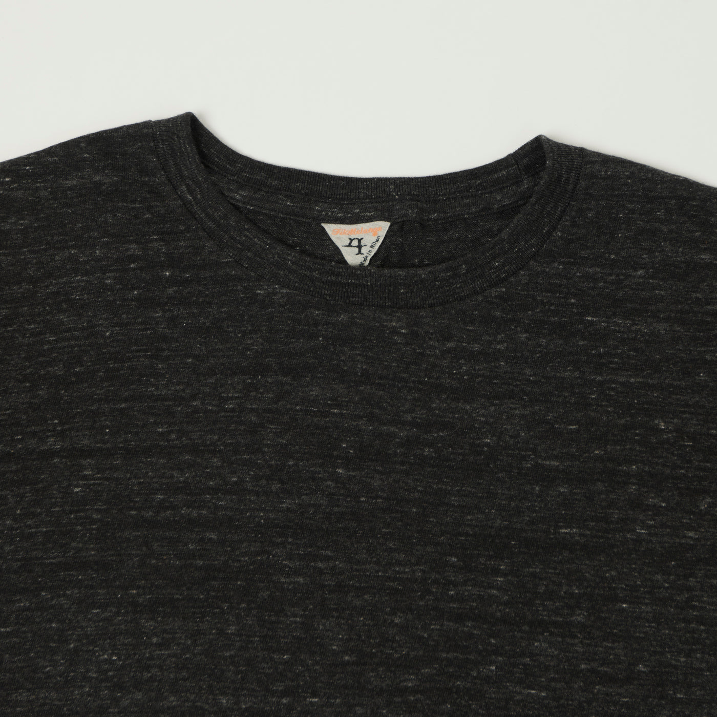 FilMelange 'Dos' Short Sleeve Tee - Black Melange