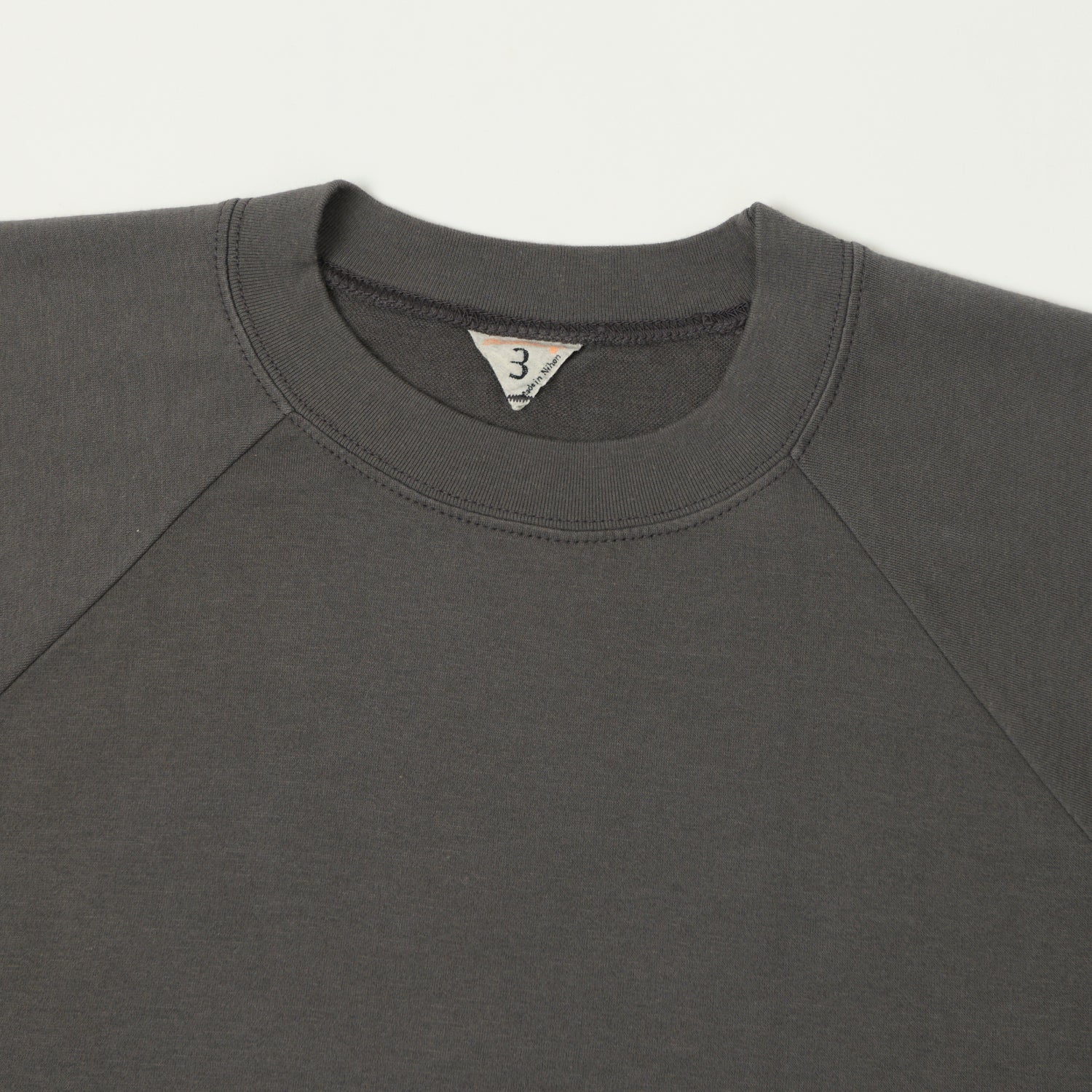 FilMelange 'Elmer' Short Sleeve Sweatshirt - Charcoal