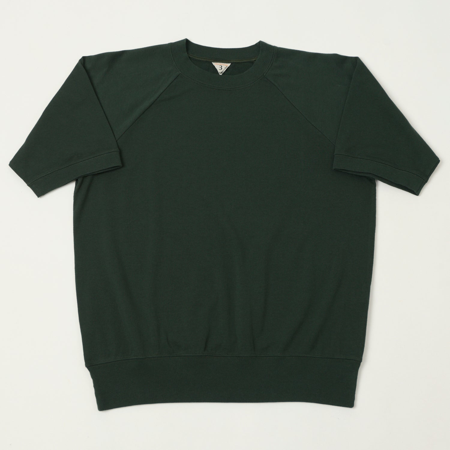 FilMelange 'Elmer' Short Sleeve Sweatshirt - Dark Green