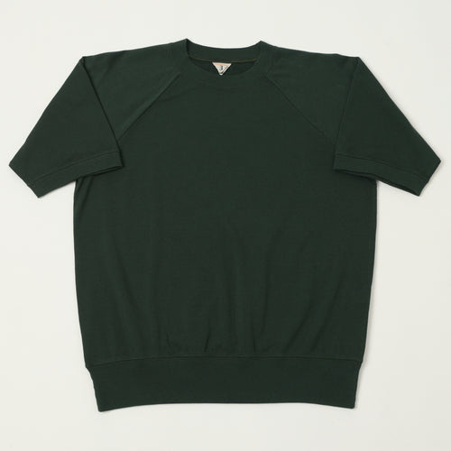 FilMelange 'Elmer' Short Sleeve Sweatshirt - Dark Green