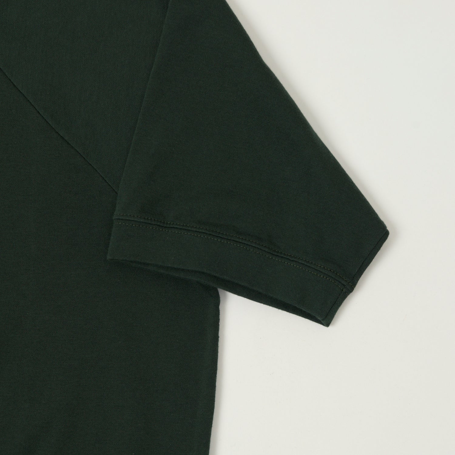 FilMelange 'Elmer' Short Sleeve Sweatshirt - Dark Green