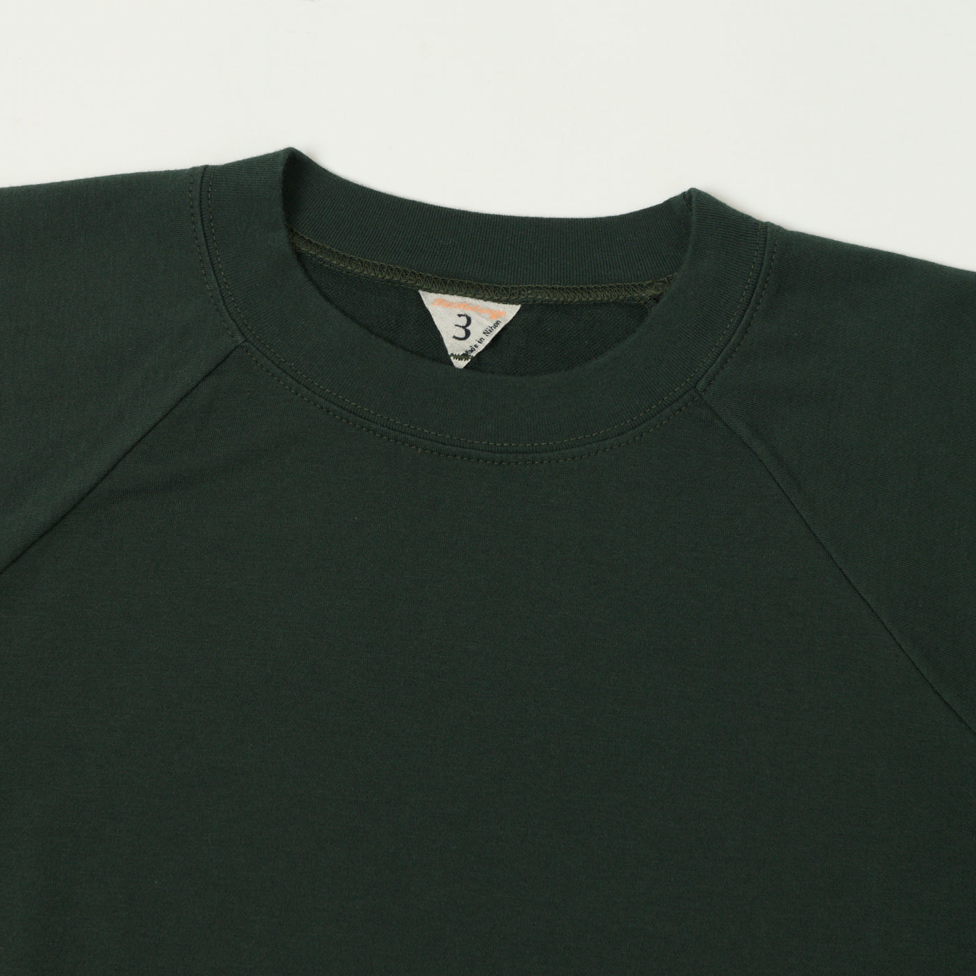 FilMelange 'Elmer' Short Sleeve Sweatshirt - Dark Green