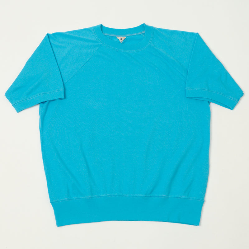 FilMelange Elmer Short Sleeve Sweatshirt - Cyan
