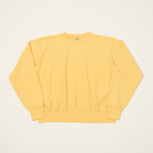 FilMelange 'Linden' Reverse Weave Sweatshirt - Yellow