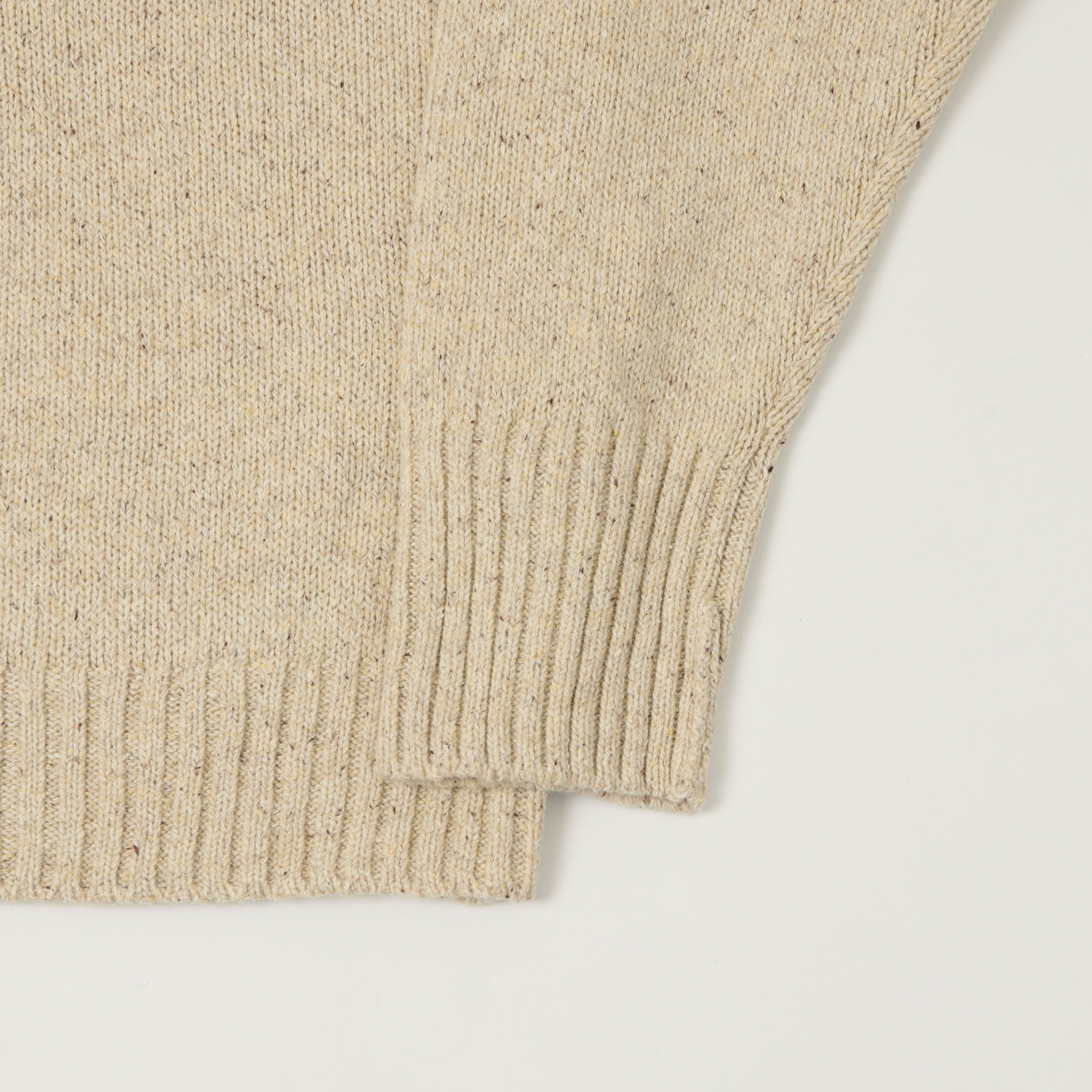 FilMelange 'Siek' Wool/Silk Knit Pullover - Beige