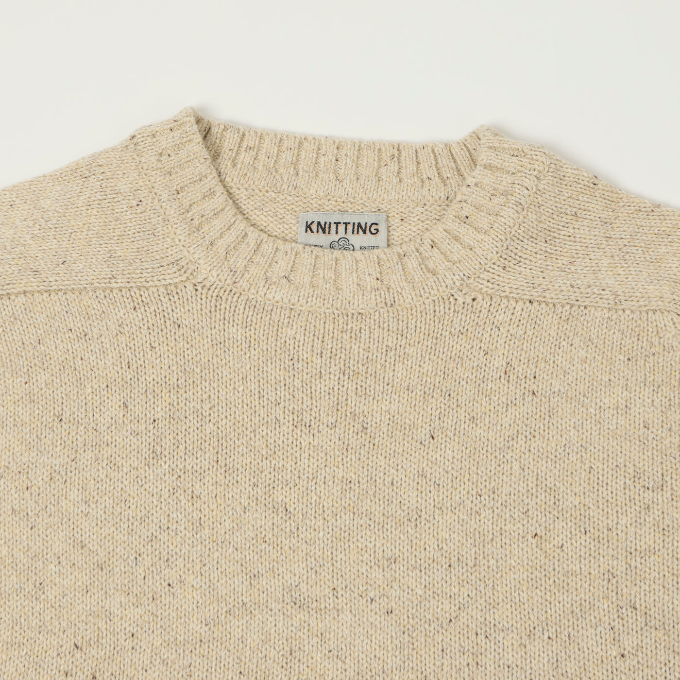 FilMelange 'Siek' Wool/Silk Knit Pullover - Beige
