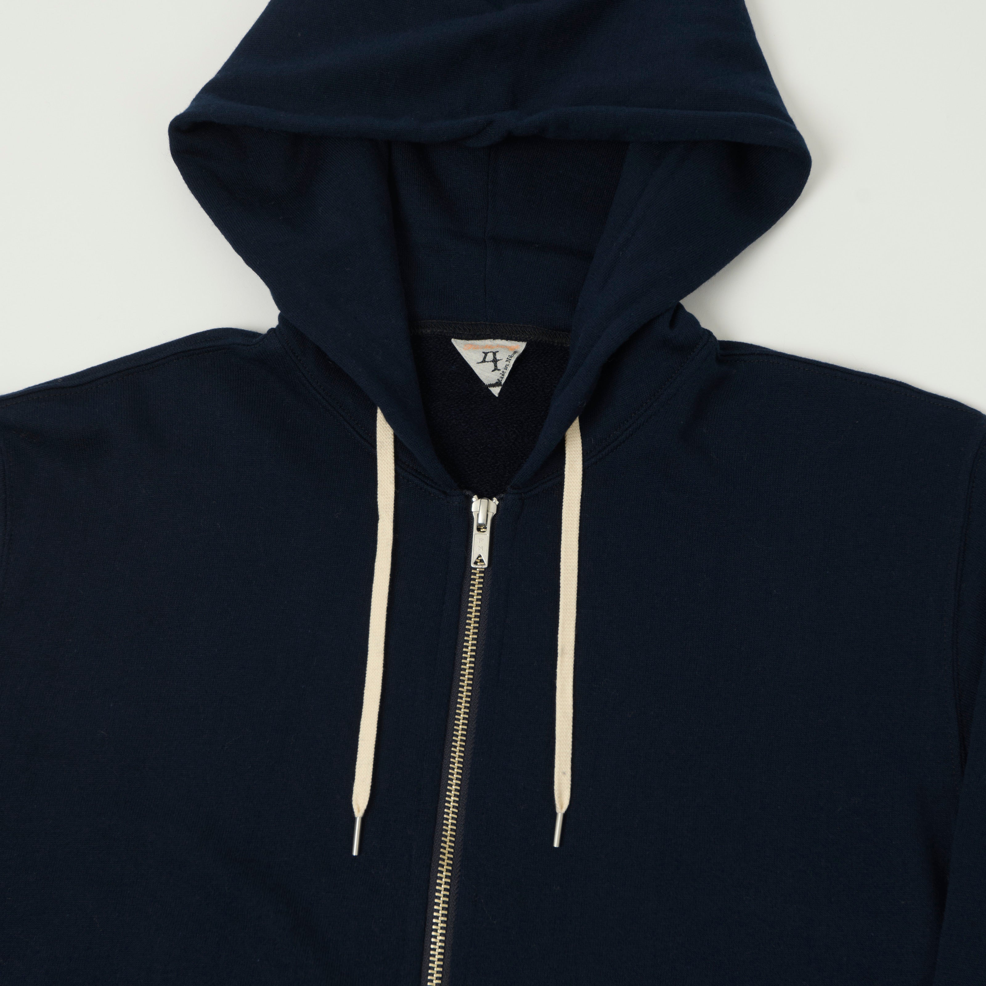 FilMelange 'Urbicus' Cashmere Zip Through Hoodie - Navy