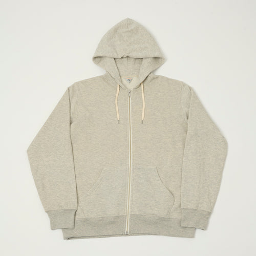 FilMelange 'Urbicus' Cashmere Zip Through Hoodie - Light Melange
