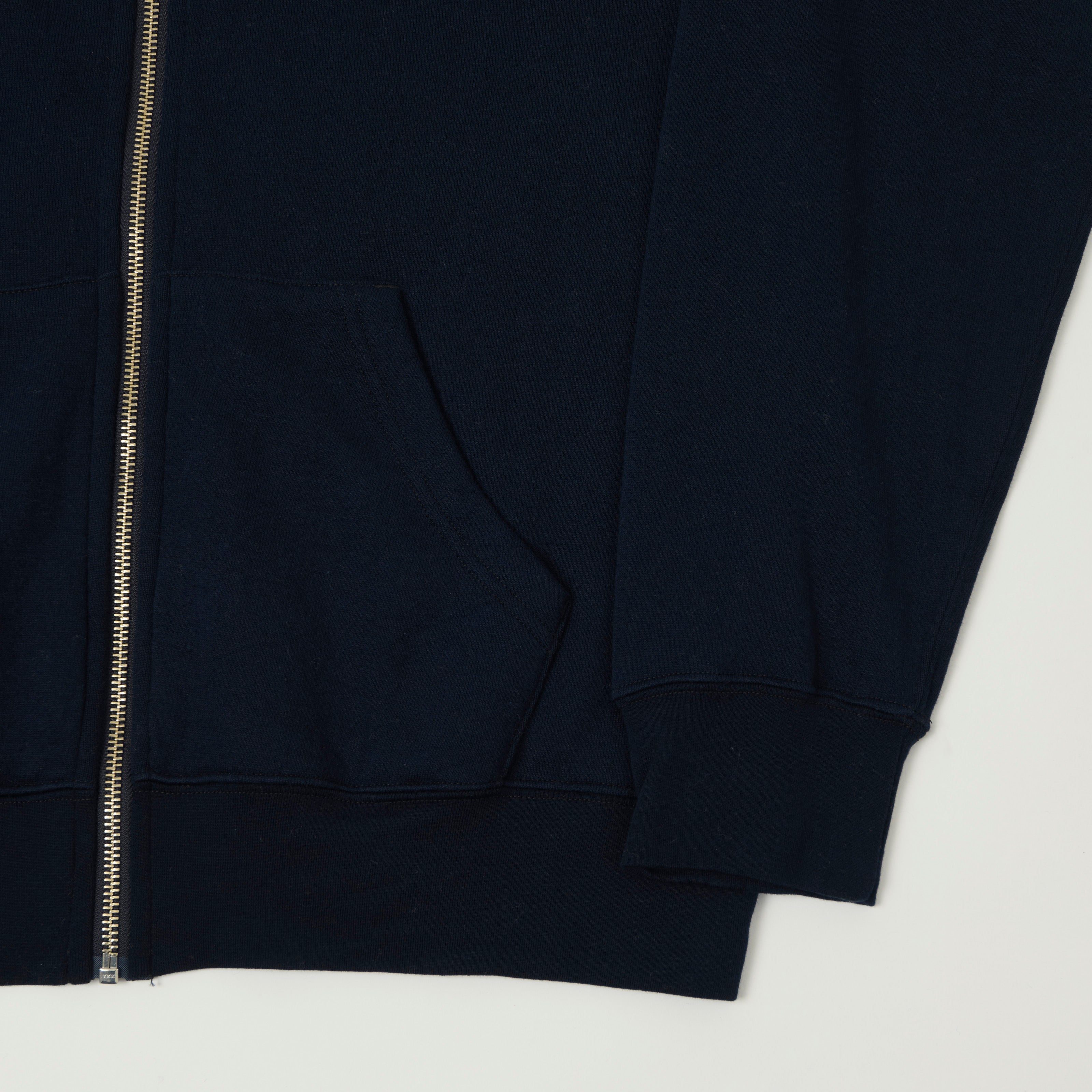 FilMelange 'Urbicus' Cashmere Zip Through Hoodie - Navy