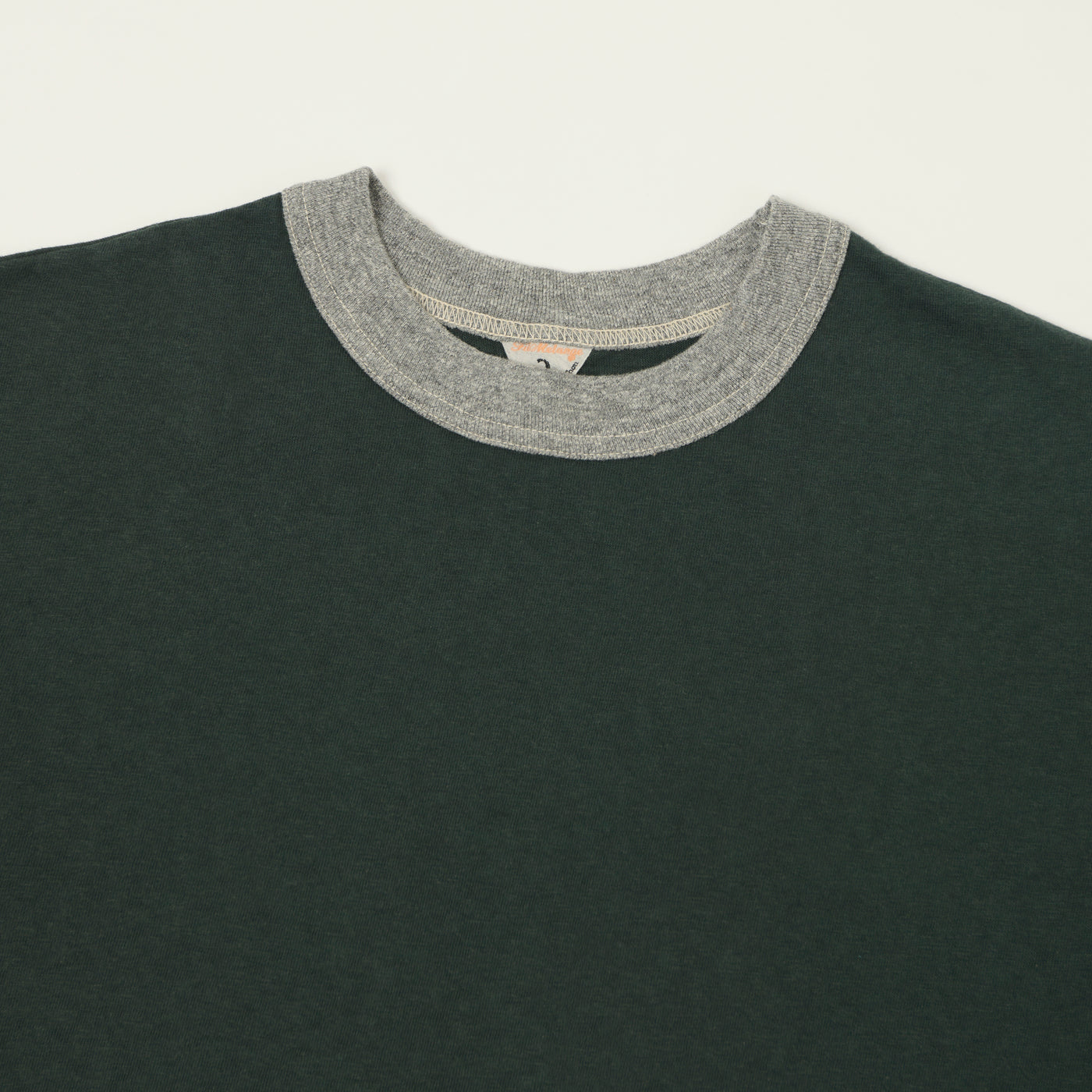FilMelange 'Volker II' Ringer T-Shirt - Charcoal/Khaki