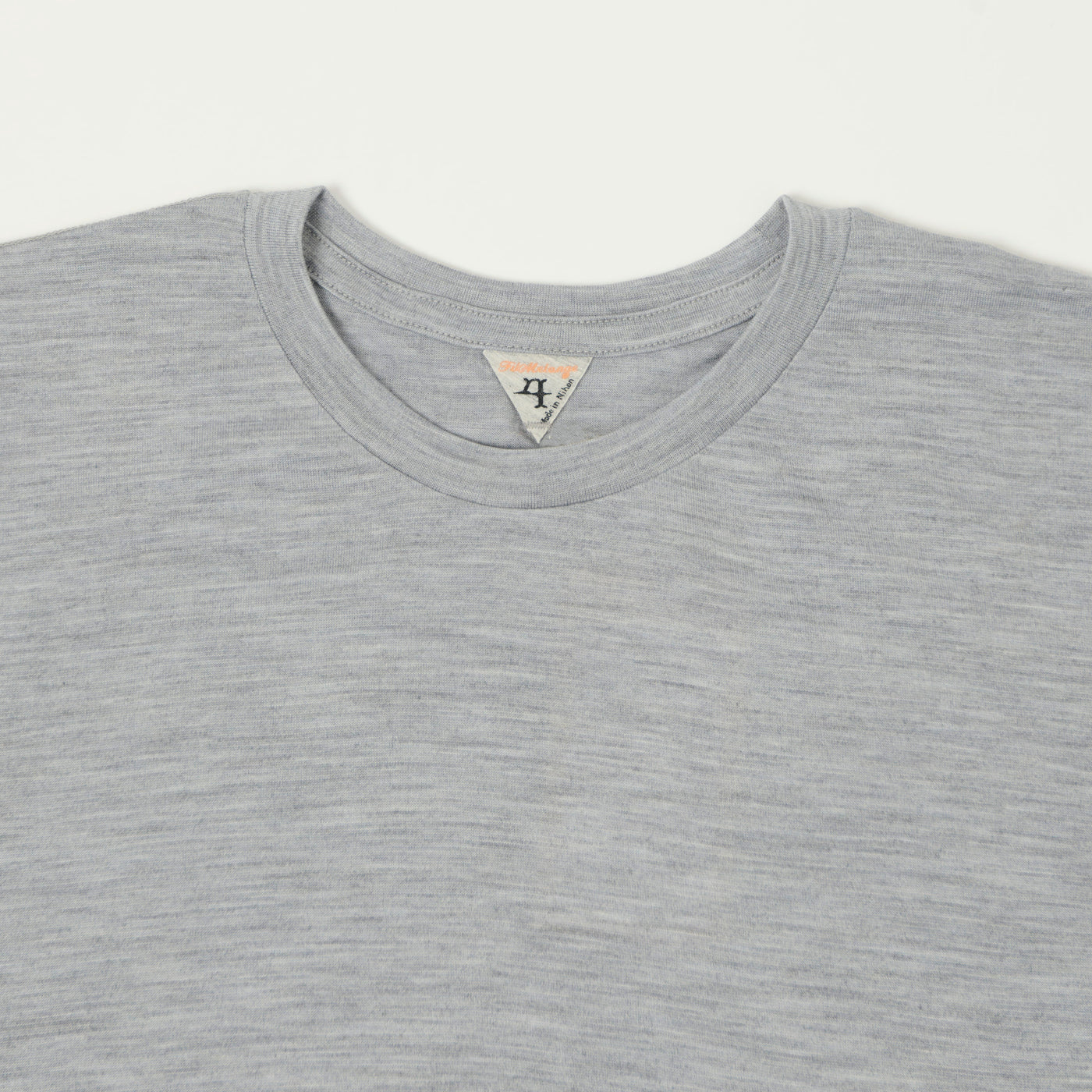 FilMelange 'Wolf' Merino Wool Tennjiku Tee - Melange