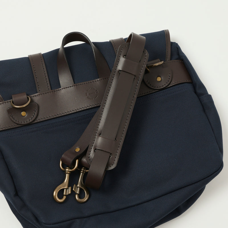 Filson Medium Rugged Twill Field Bag - Navy